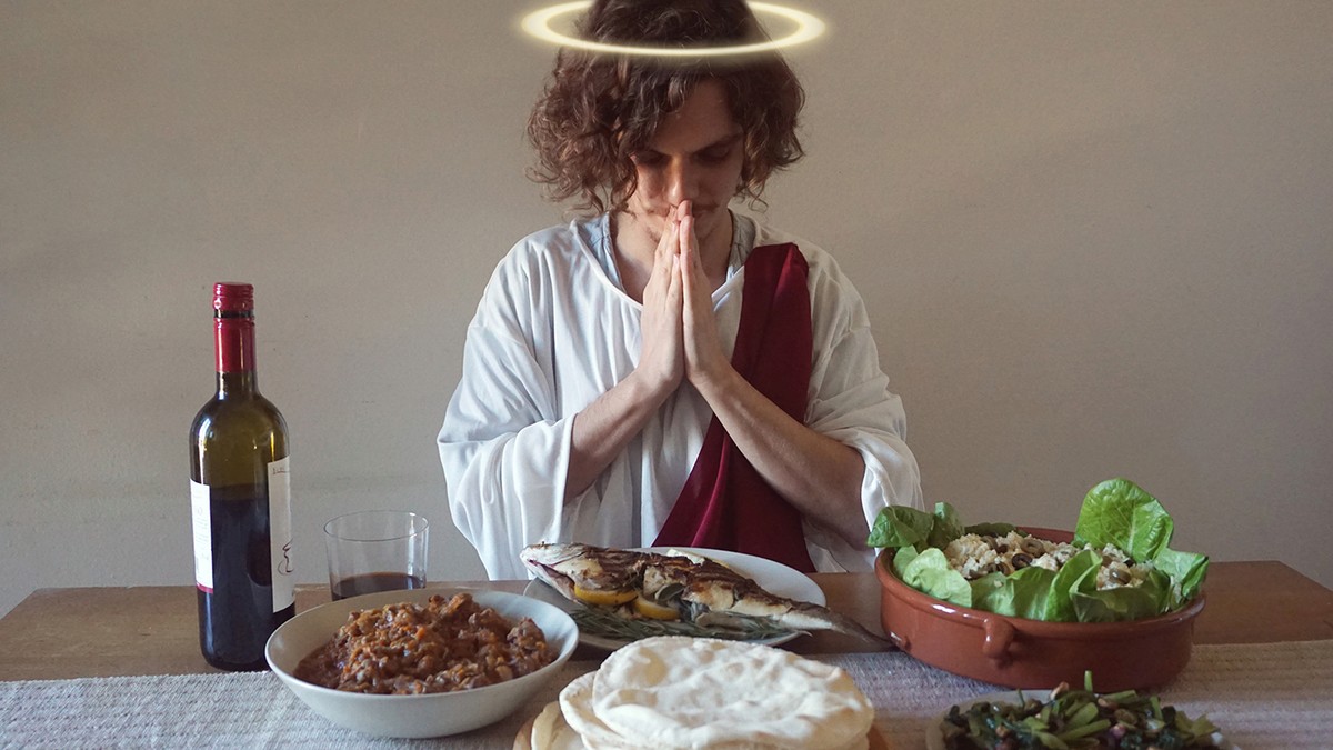 Religion: Das passiert, wenn man eine Woche lang wie Jesus isst