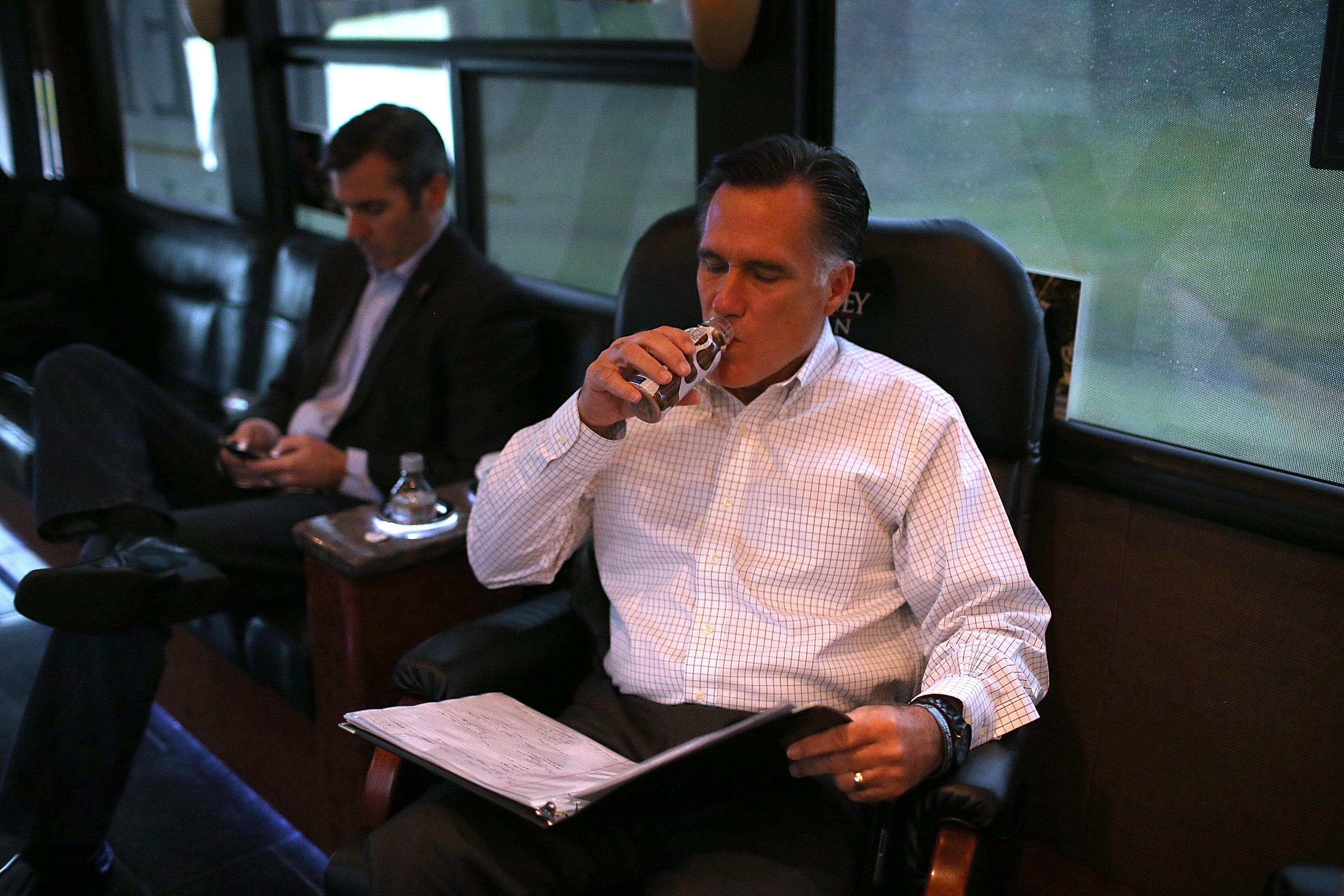 No, Mitt Romney, You Cant Drink Chocolate Milk Out of the Bottle During the Impeachment Trial
