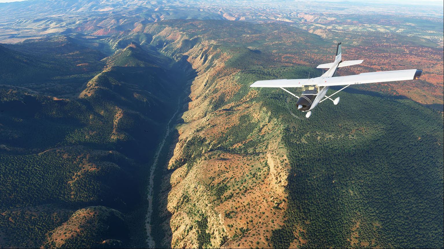 Microsoft Flight Simulator lets you fly through China, where the