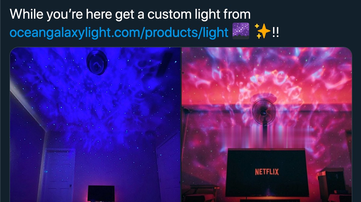 Why Viral Tweets Are Trying to Sell You These ‘Galaxy Light’ Projectors