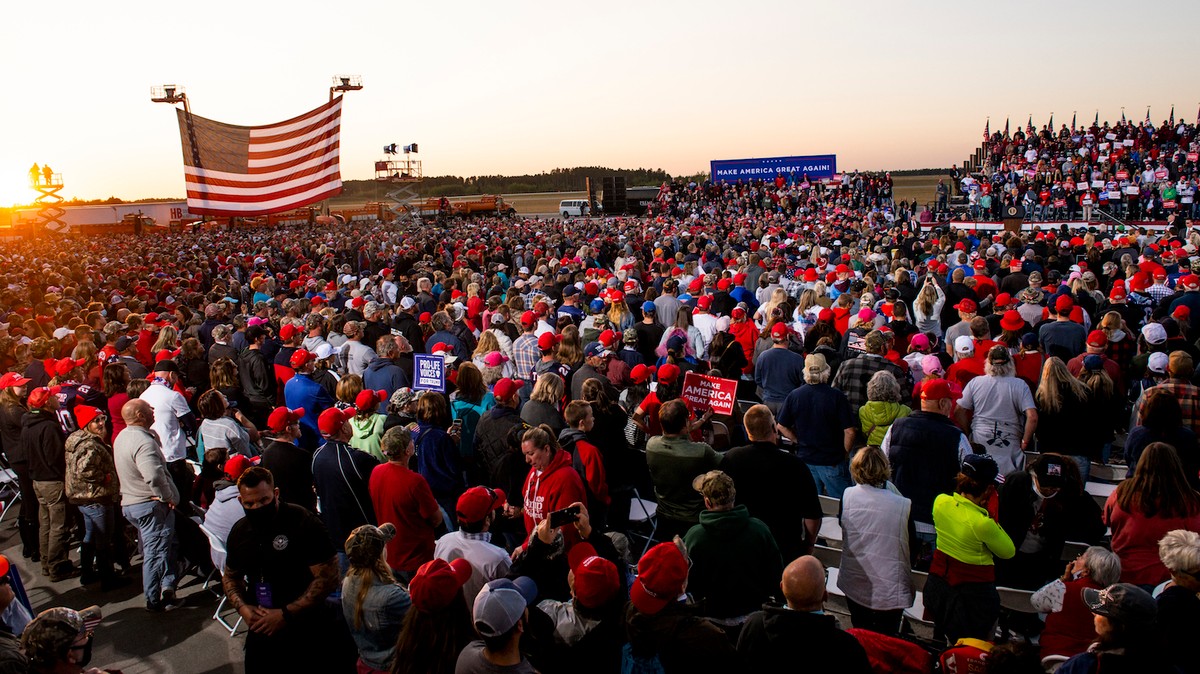 A Trump Rally in Minnesota Probably Spread COVID, State Health Dept. Says