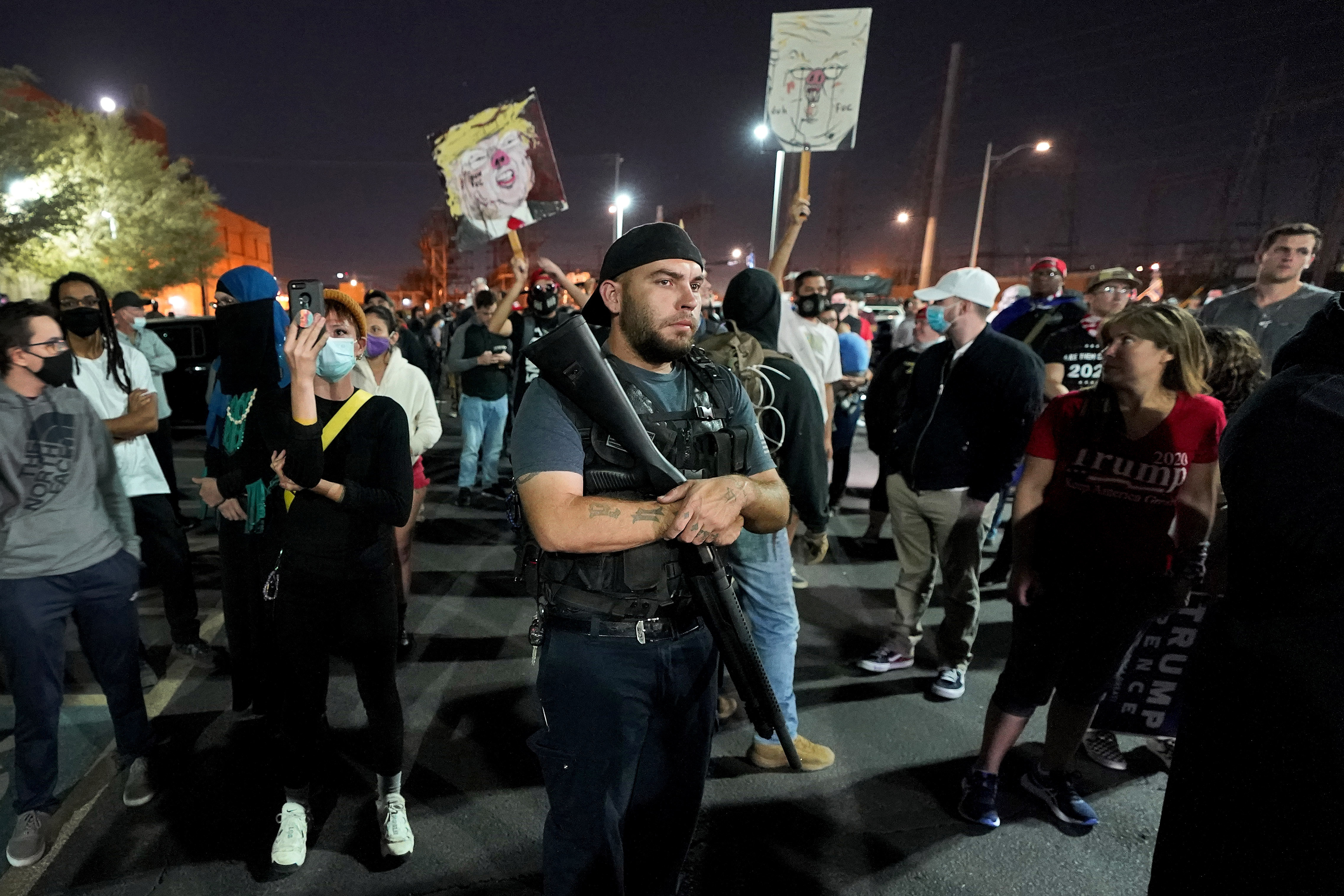 An Armed Mob of Trump Supporters Tried to Shut Down an Arizona Election Office