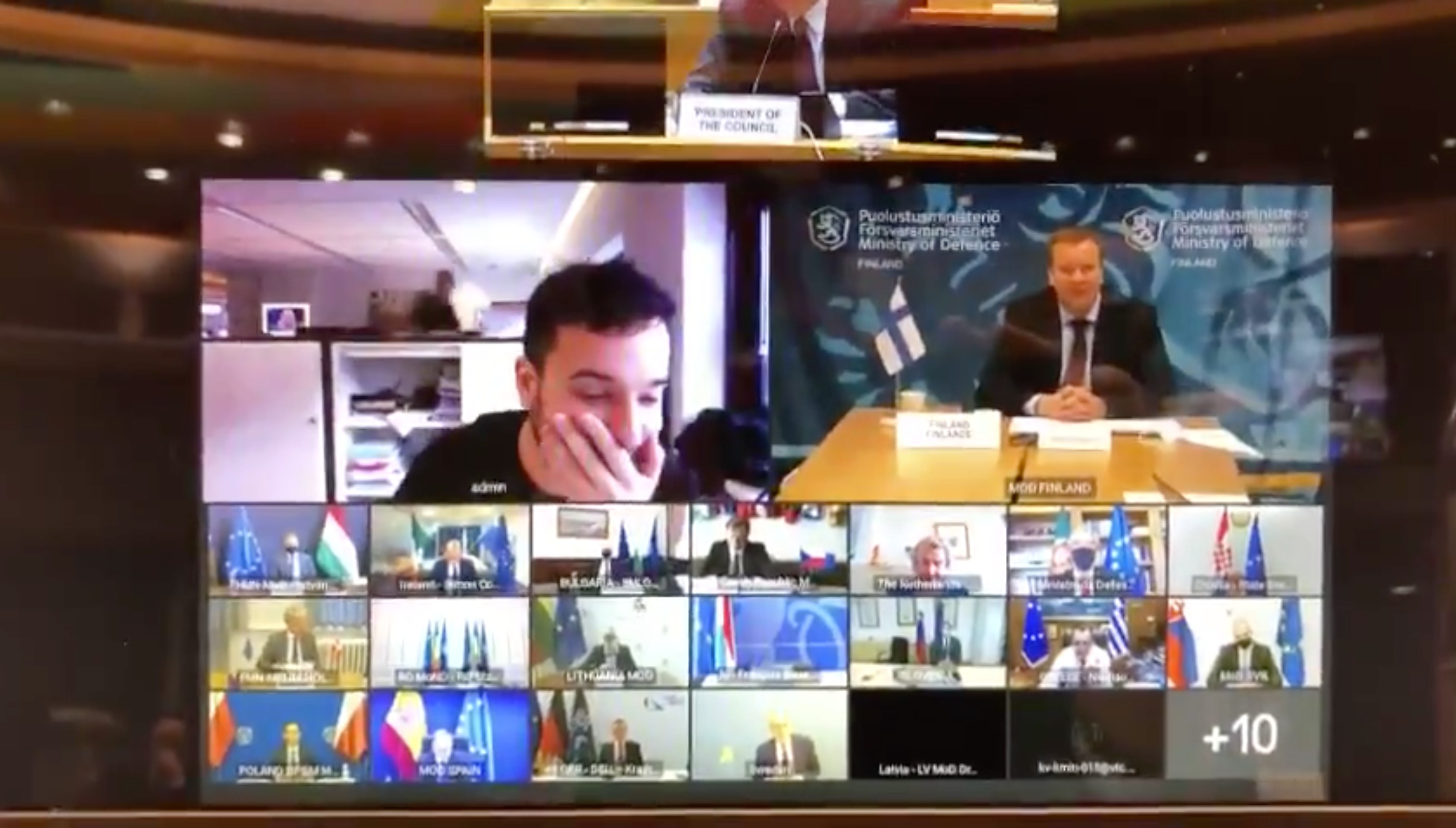 Reporter Gatecrashes Eu Defence Chiefs Video Call After Login Details Posted On Twitter