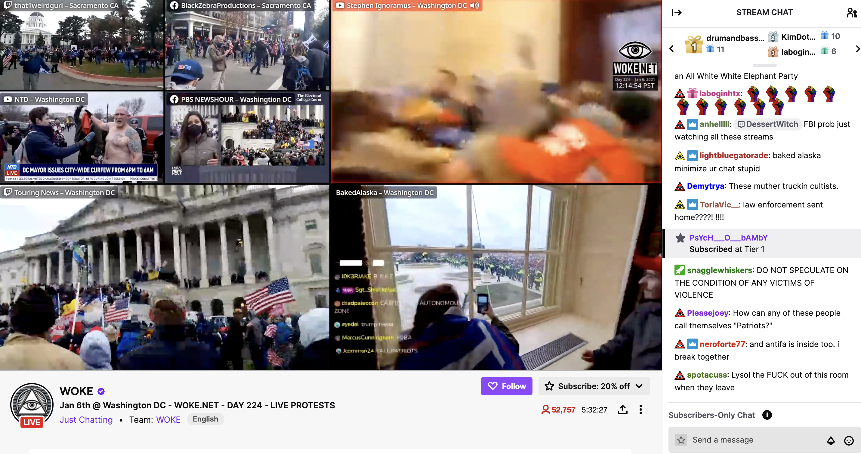 Trump Loyalists Are Livestreaming While They Storm The Capitol