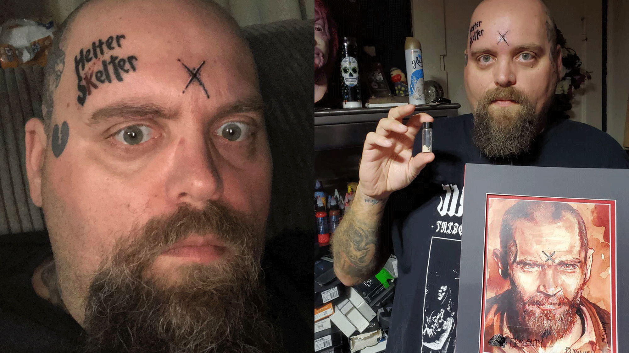 Charles Manson Fanboy Gets Tattoo with His Ashes Sprinkled In