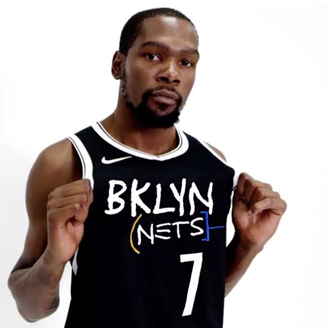 NBA on ESPN - The Brooklyn Nets unveiled their new City Edition uniforms,  citing inspiration from revolutionary artist and painter, Jean-Michael  Basquiat.