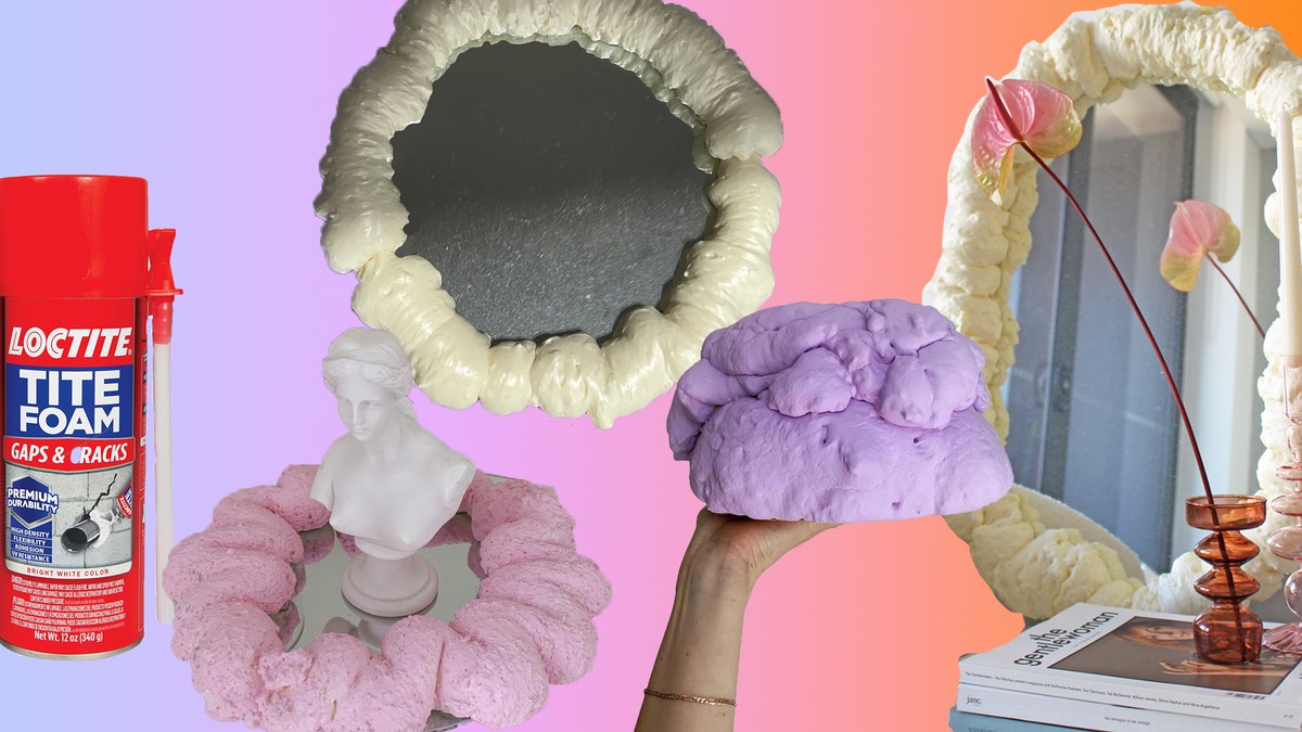 2020 DIY Spray Foam Decor Was the Ugly-Charming Trend We Continue to Love