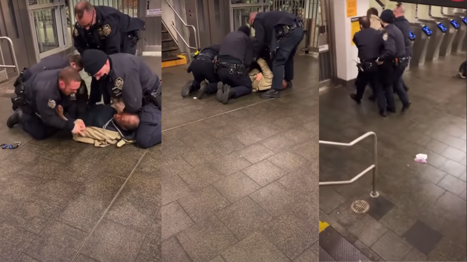 Video Shows NYPD Cop Repeatedly Punching A Restrained Man In The Head