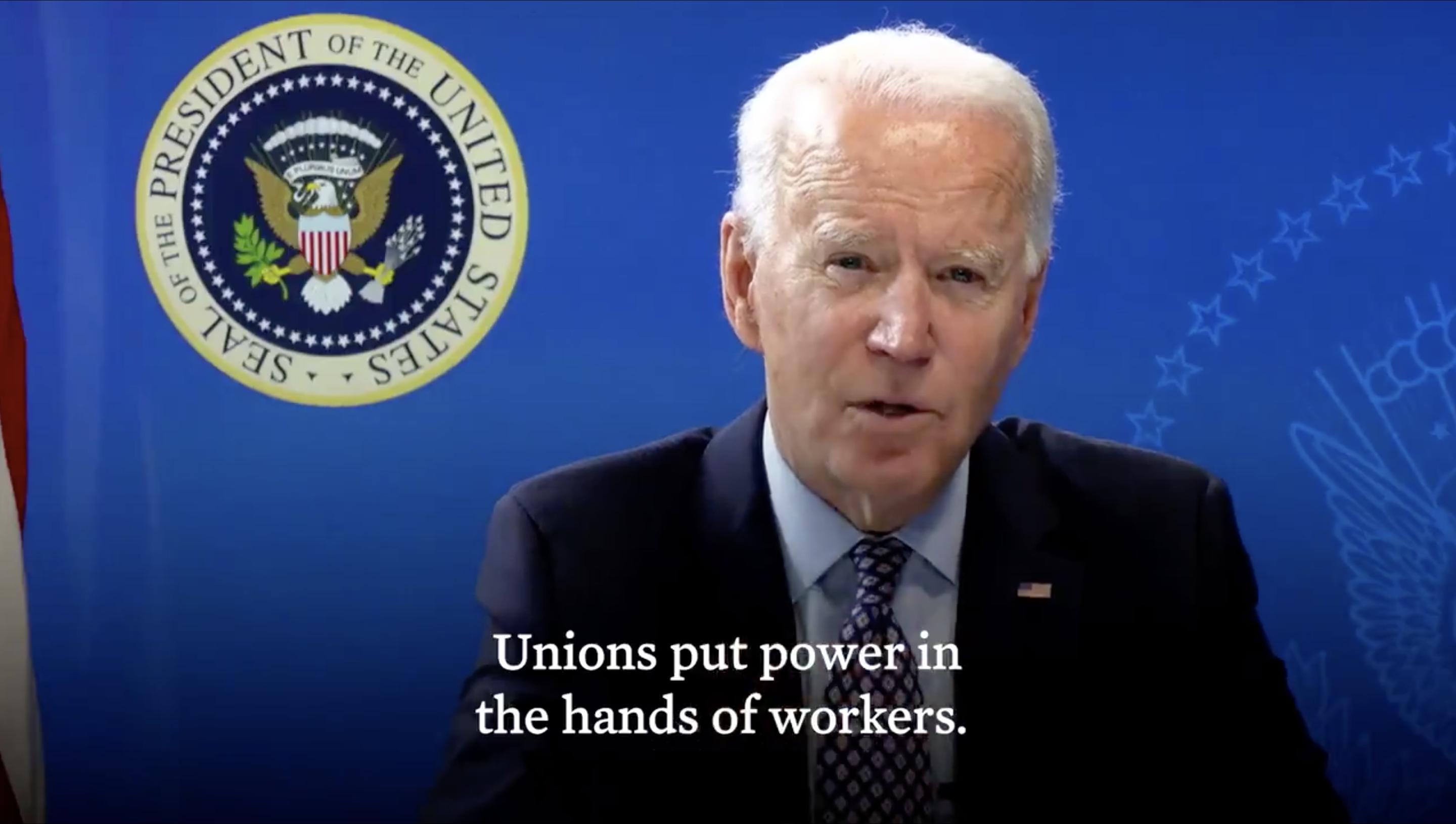 Biden Throws Support Behind Amazon Warehouse Union Drive