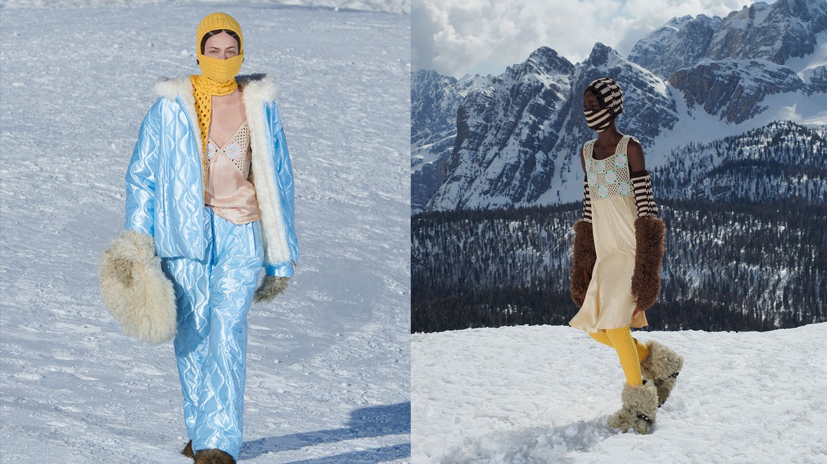 Off-piste with Miu Miu AW21 - i-D