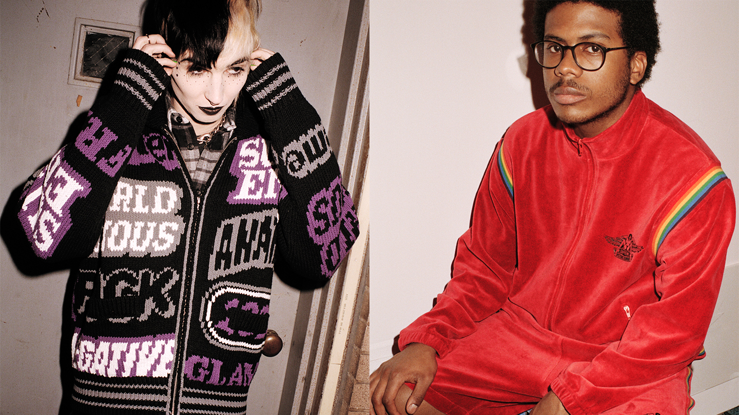 supreme hysteric glamour velour