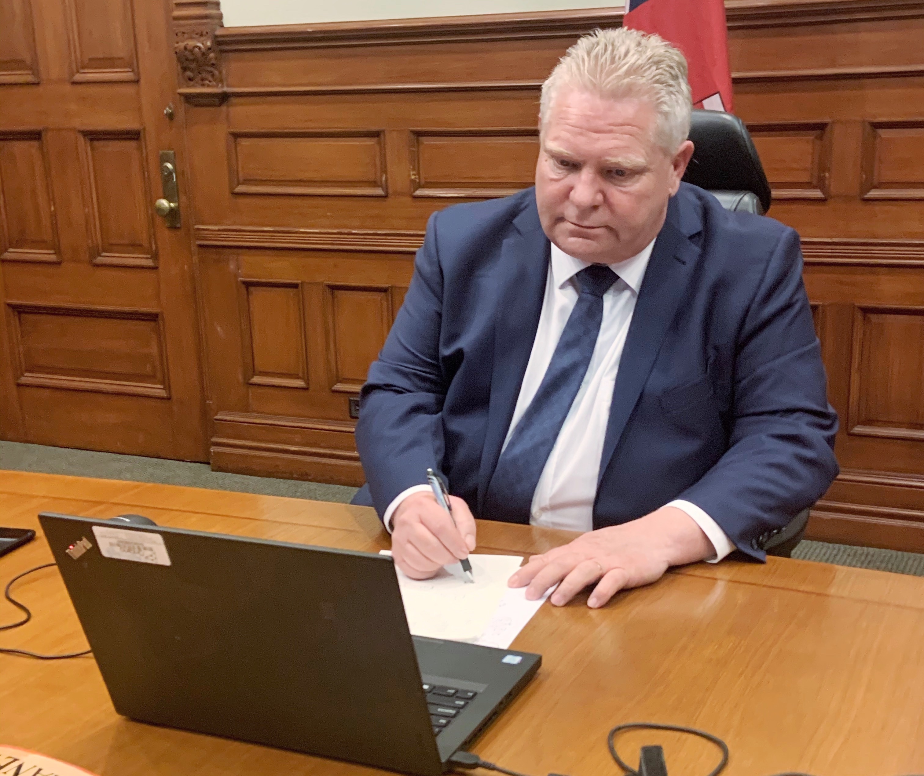 Doug Ford Is Holed Up Alone Learning How to Use a Computer: Report