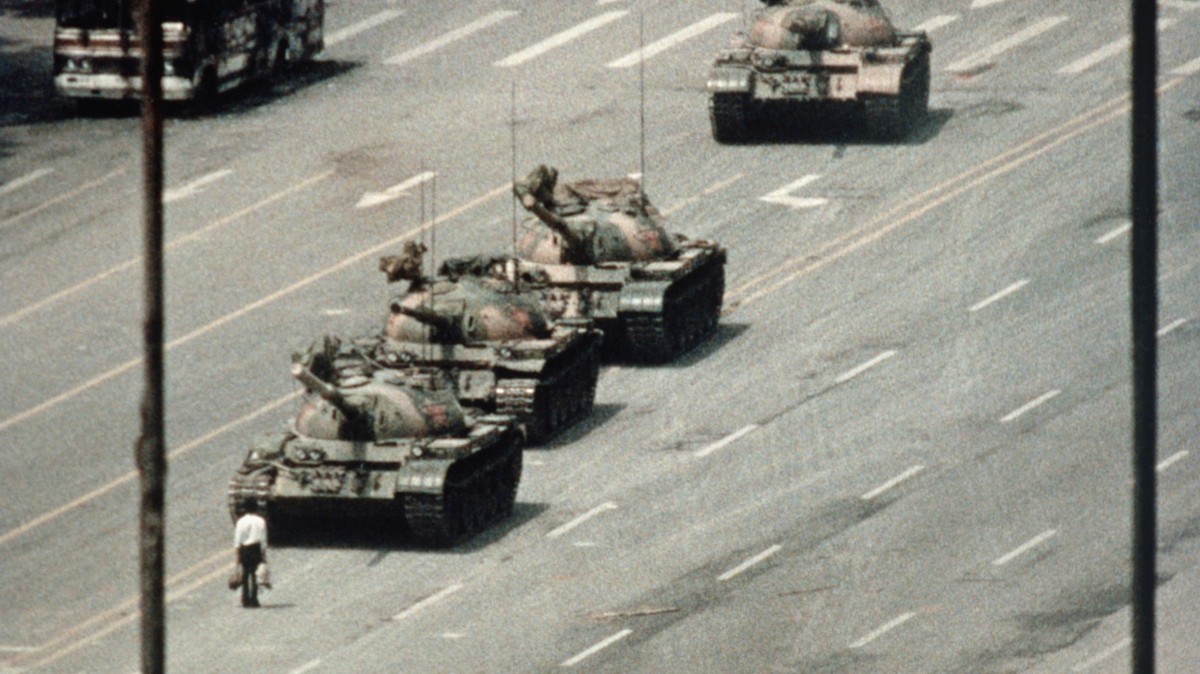Bing, the search engine owned by Microsoft, is not displaying image results for a search for "Tank man," even when searching from the United