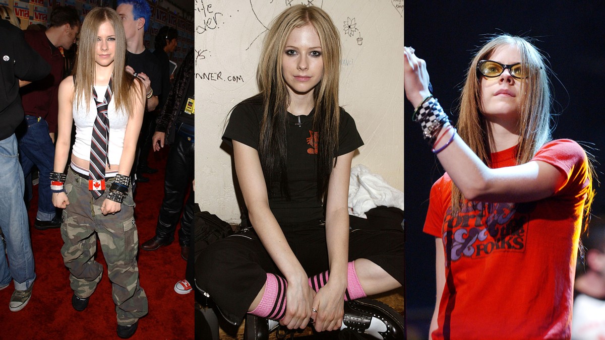 00s Fashion: Avril Lavigne's emo style in iconic outfits