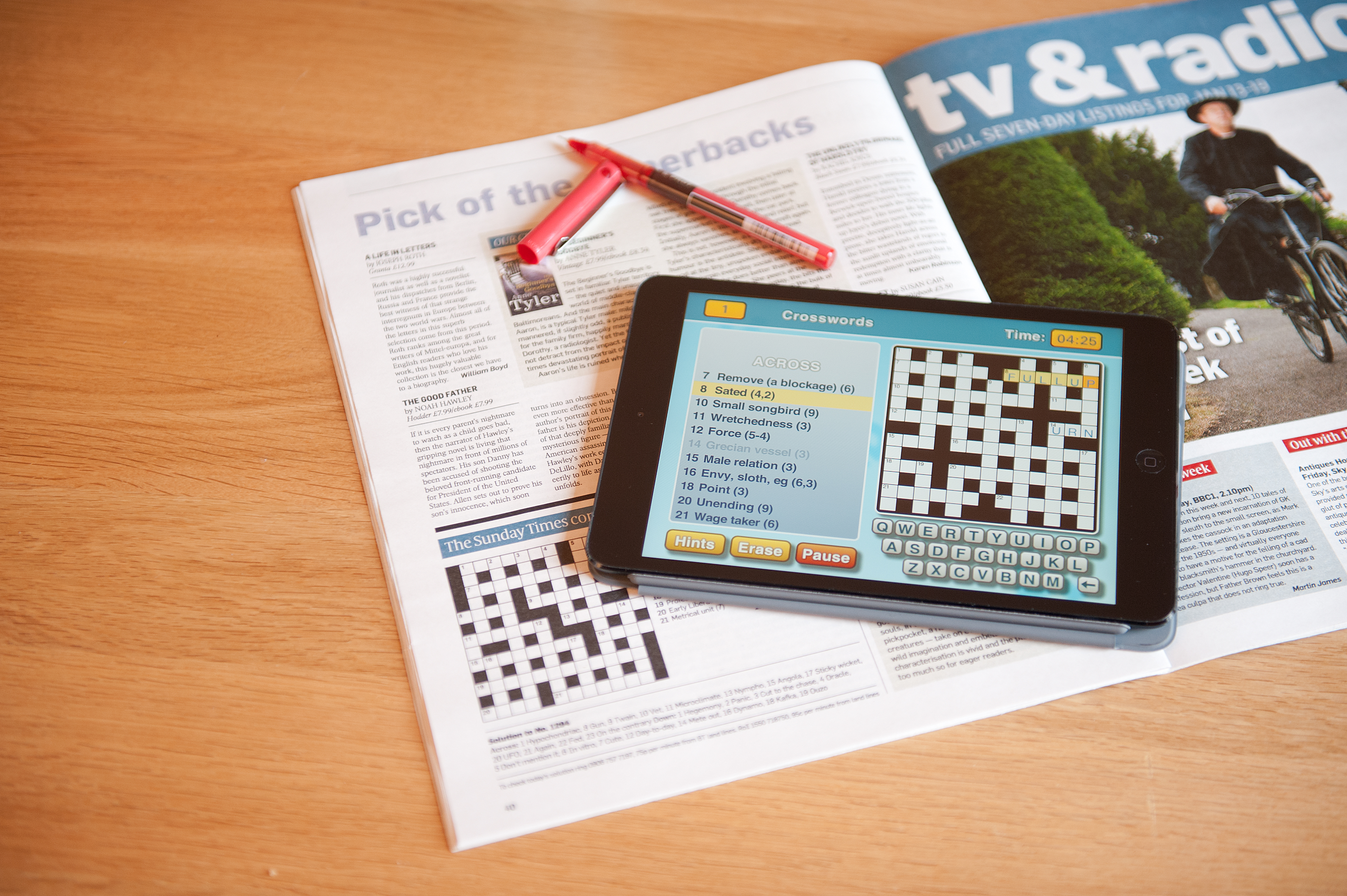 Crossword extremely small