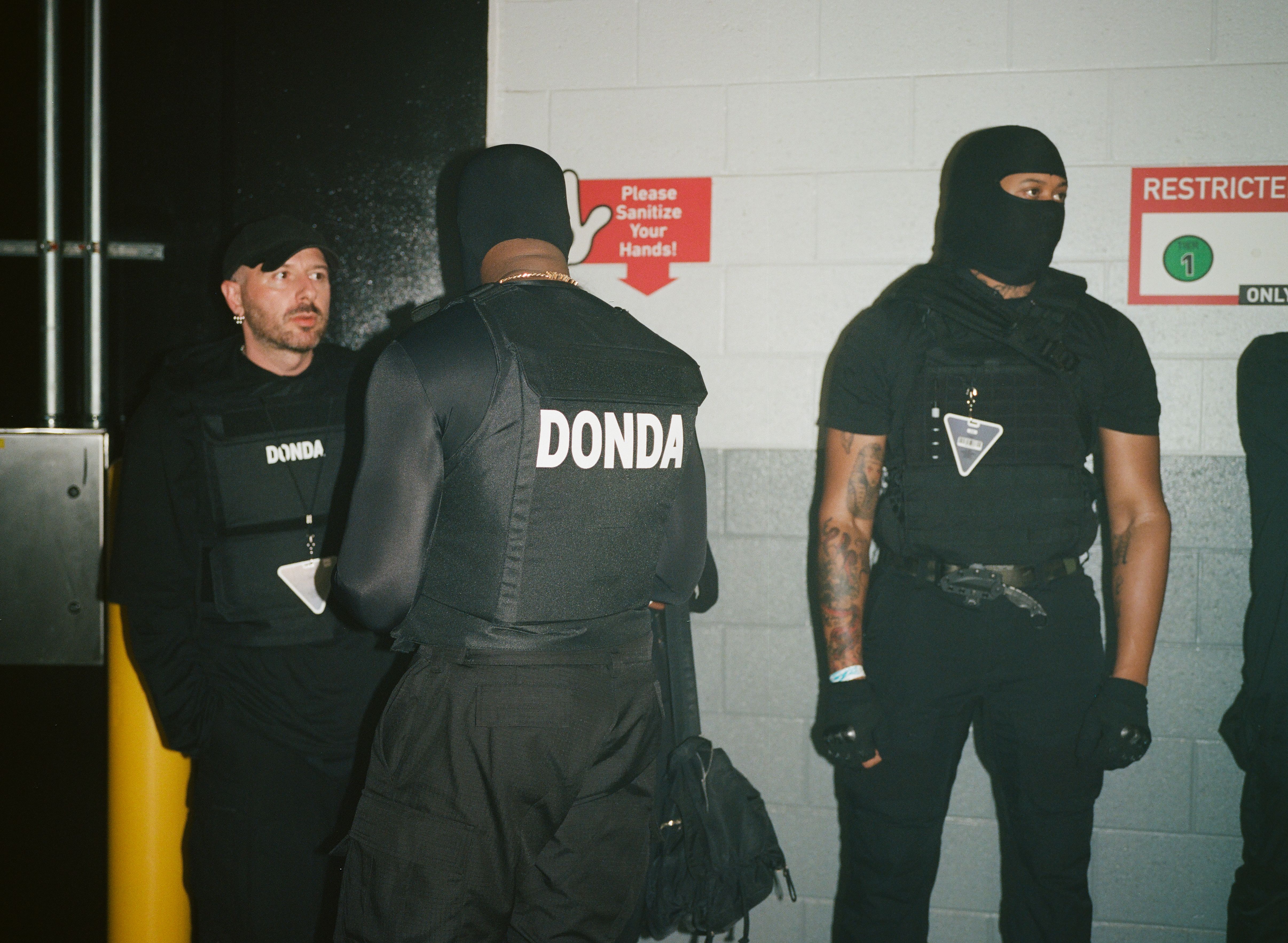 Exclusive pictures from backstage at Kanye West's DONDA event