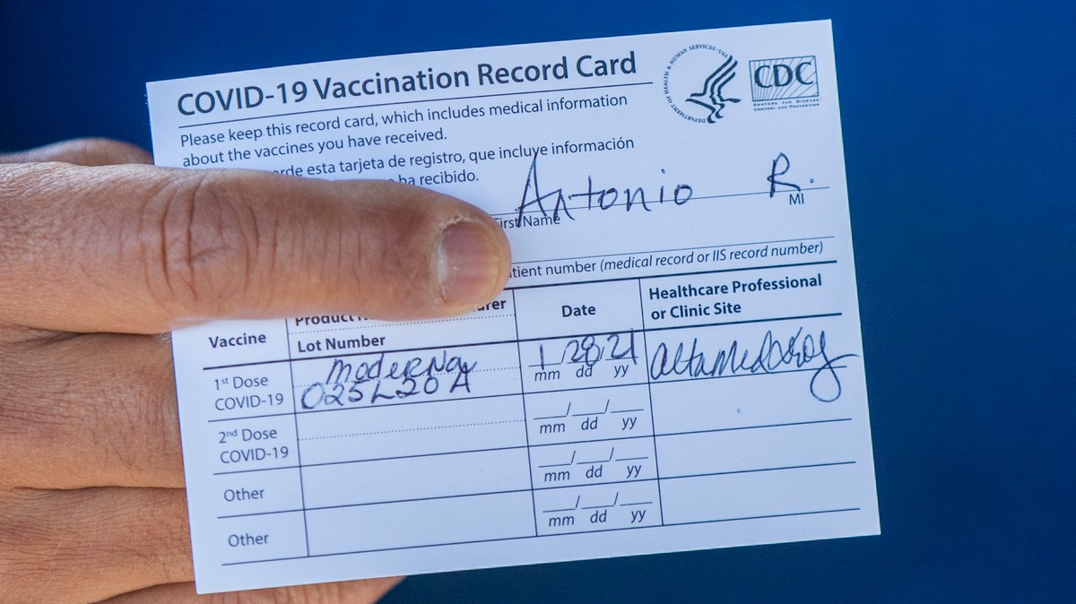 Covid 19 vaccination Card