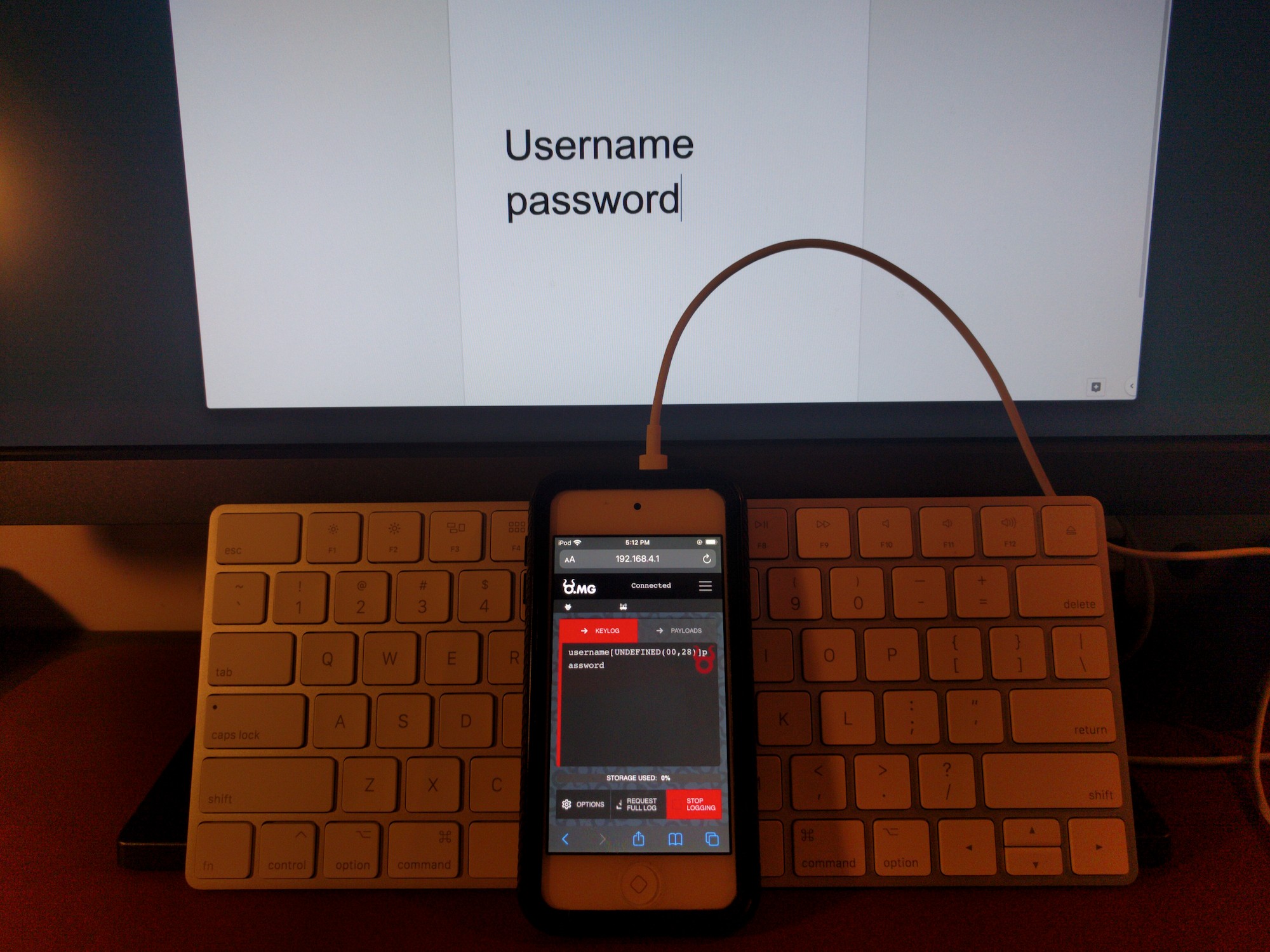 This hacker's iPhone charging cable can hijack your computer