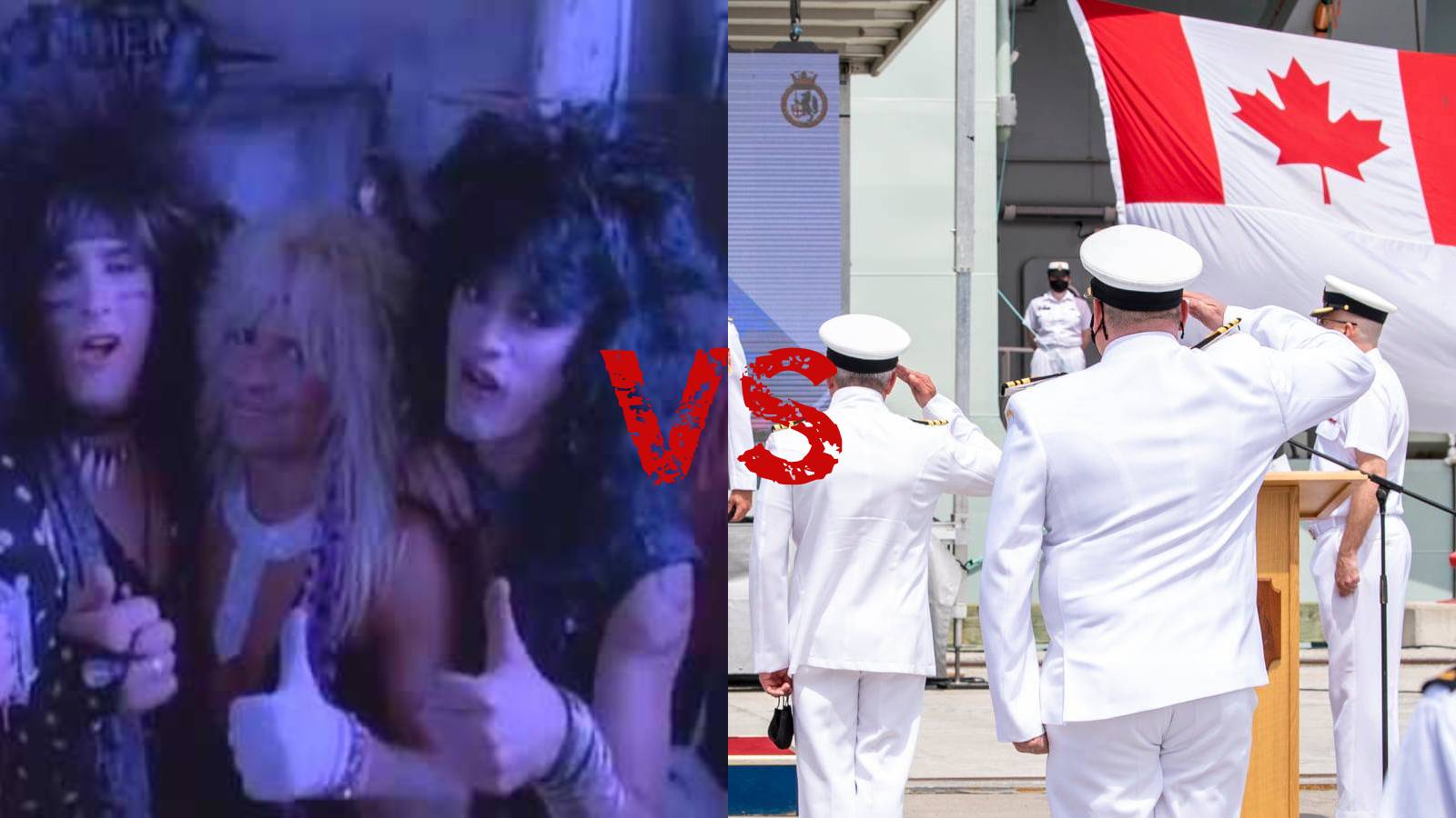 Canada's Navy Absolutely Furious Over Sailor's Parody of Mid-Tier Mötley  Crüe Song