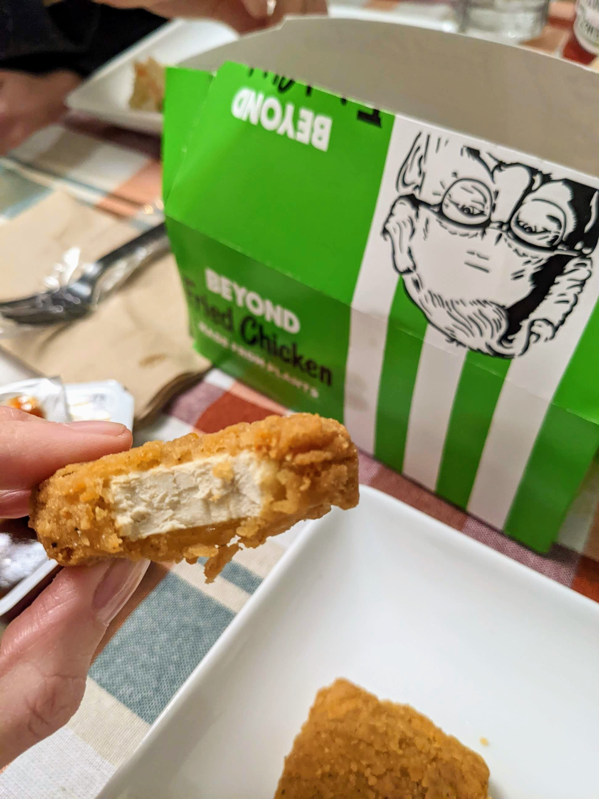 A Vegetarian Nugget Enthusiast’s Review of the New KFC Beyond Vegan Nugget