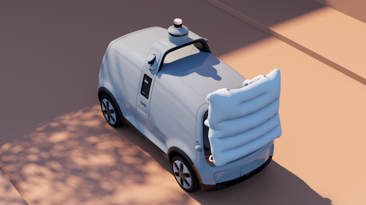 Autonomous vehicle company Nuro, which makes car-like autonomous vehicles that drive on roads to deliver pizza and groceries mainly in suburban-like s