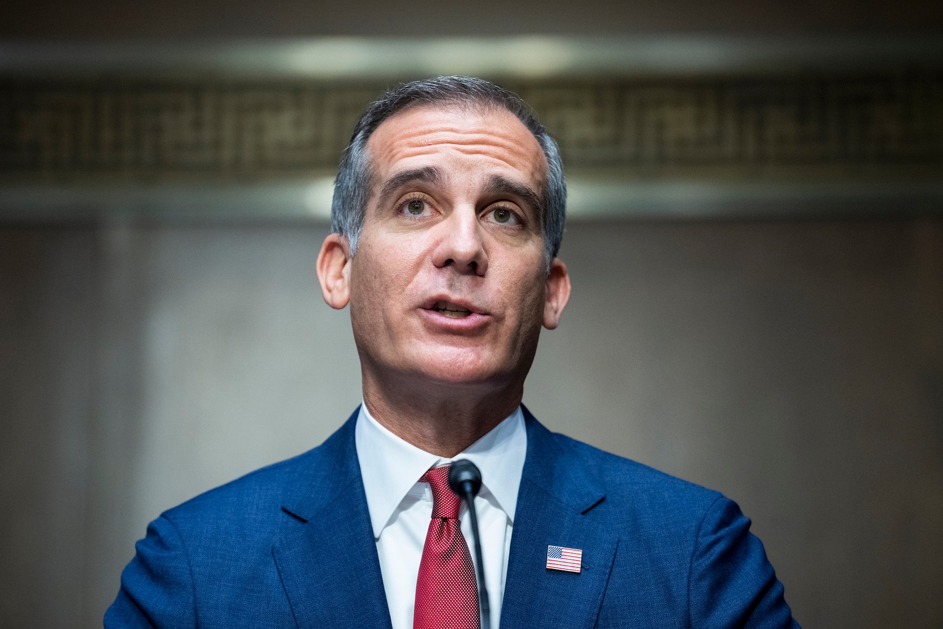 Eric Garcetti, L.A.'s mayor, has campaigned aggressively for