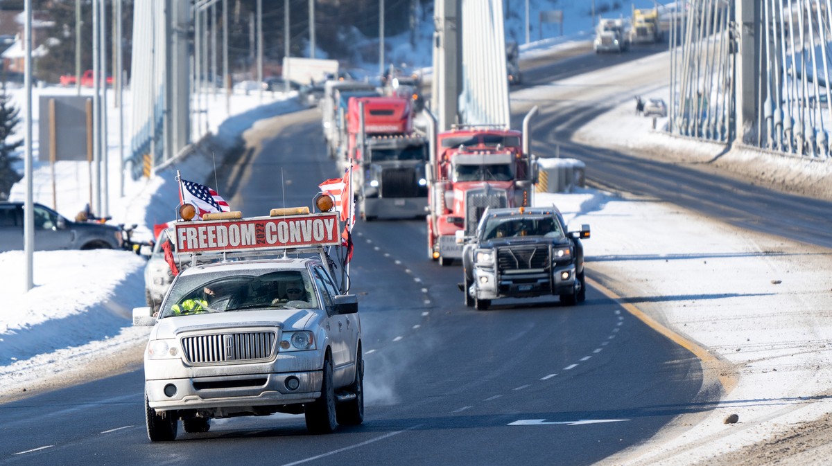 Canadian MPs Told to Hide From Anti-Vaxxer Trucker Convoy By Security