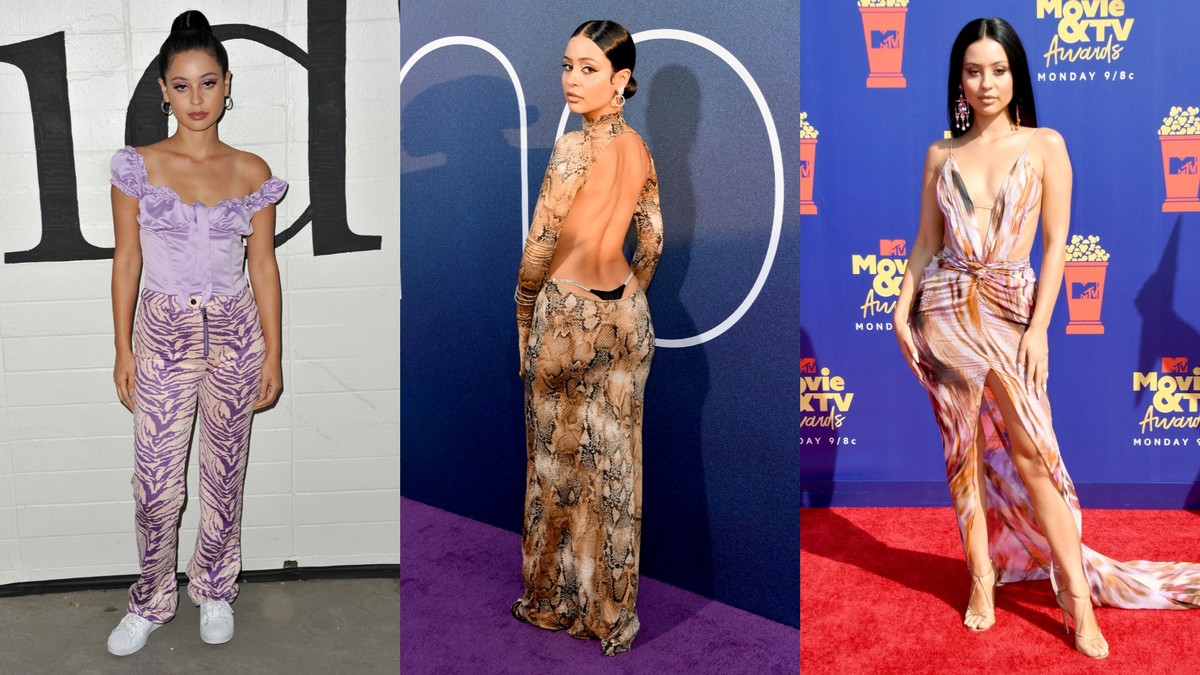 90s and 2000s fashion: Euphoria star Alexa Demie’s Instagram-worthy cut-out dresses and iconic y2k red carpet outfits