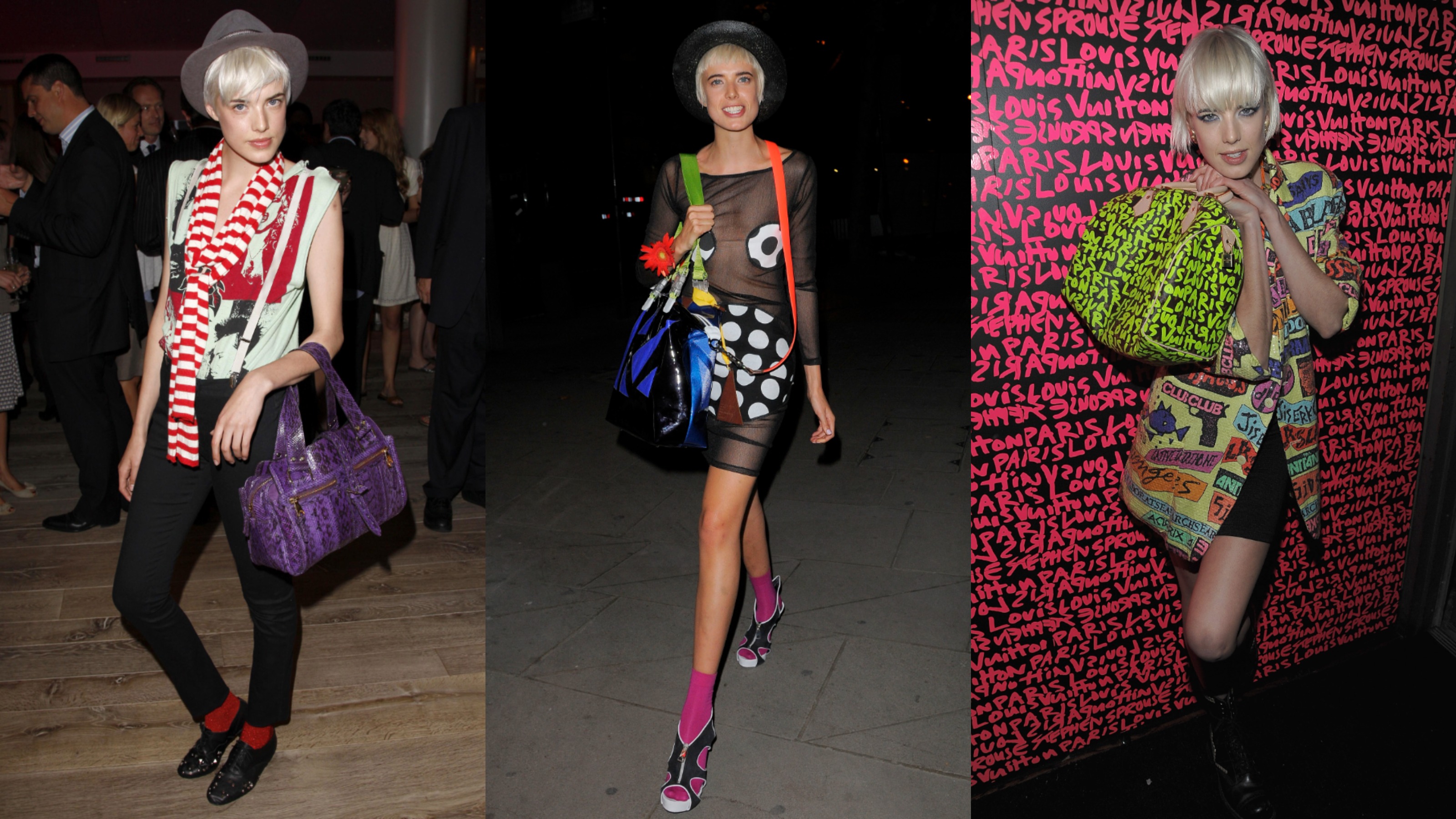 Model Agyness Deyn attends the Louis Vuitton Tribute to Stephen