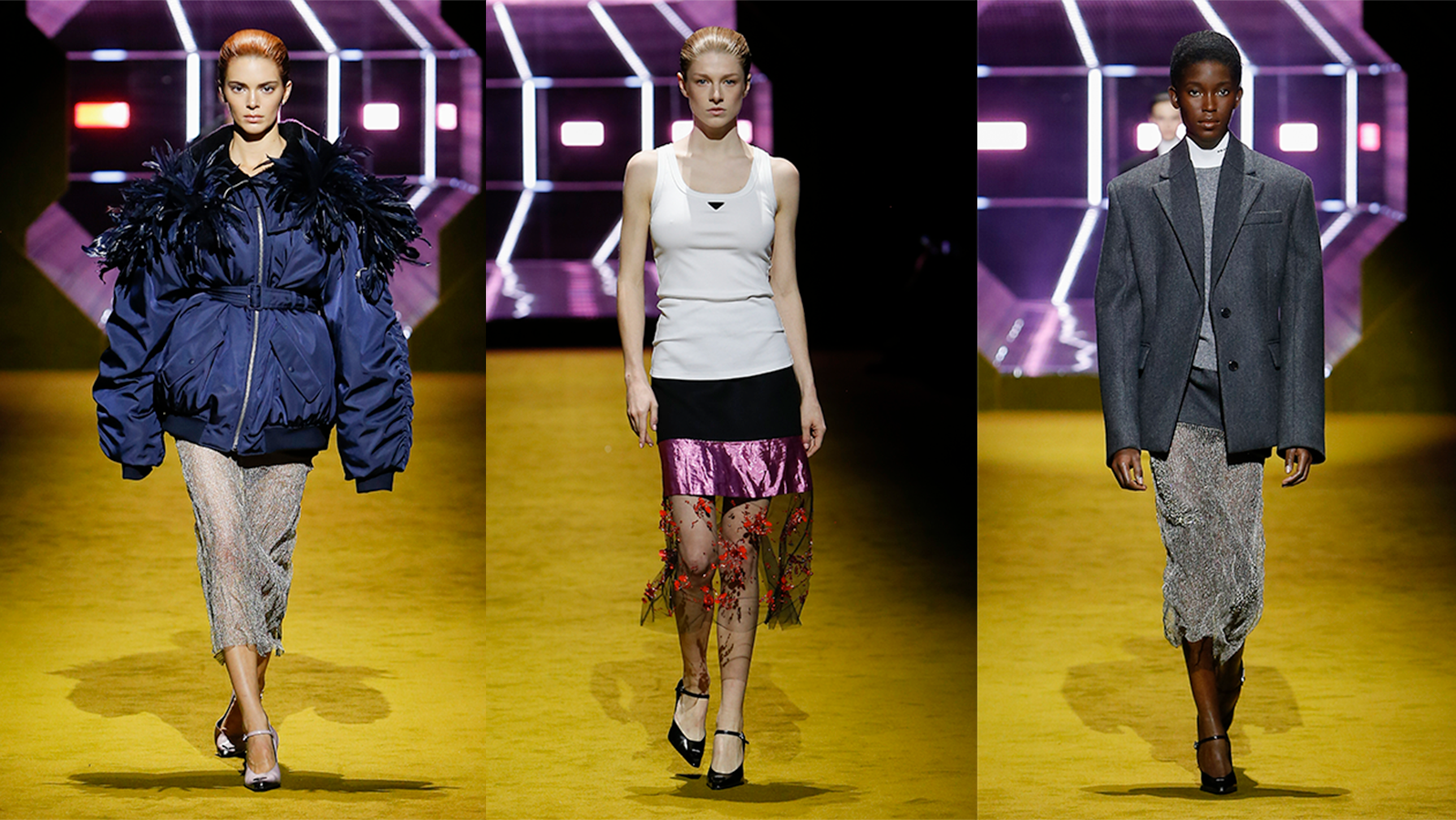 Hunter Schafer and Kendall Jenner just walked Prada's standout AW22 show