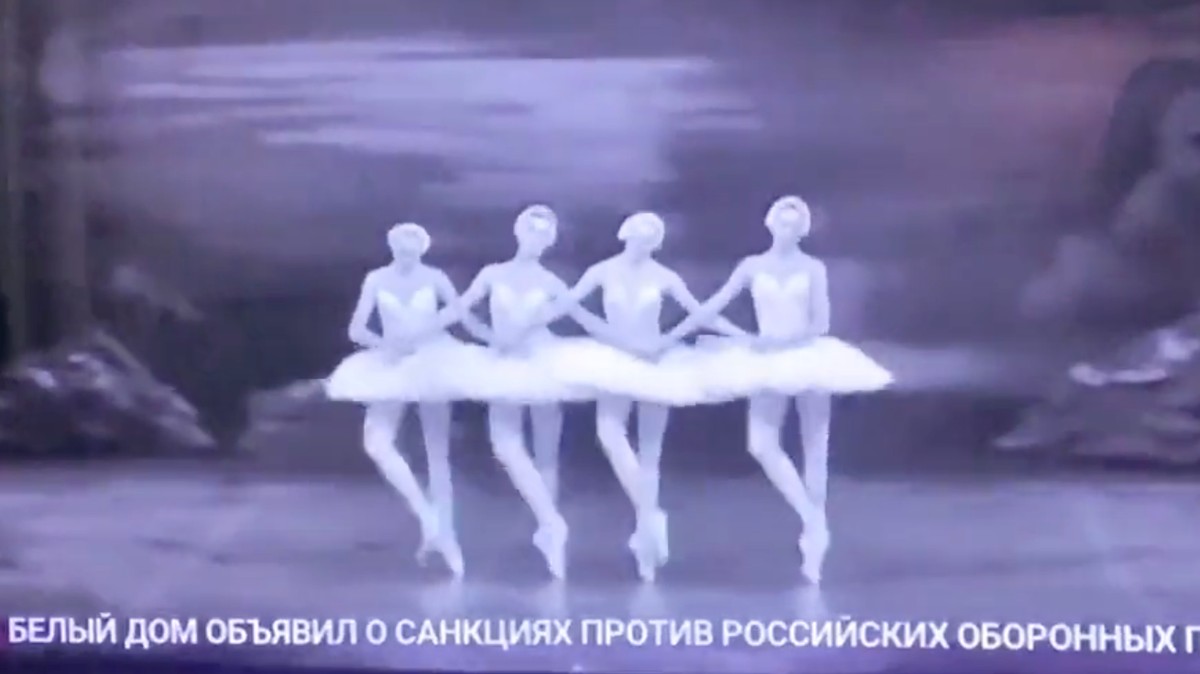 Russia’s Last Independent News Channel Plays Swan Lake As it Gets Shut Down