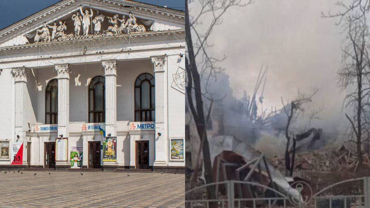 Russia Just Bombed a Theater in Ukraine Where Hundreds Were Sheltering