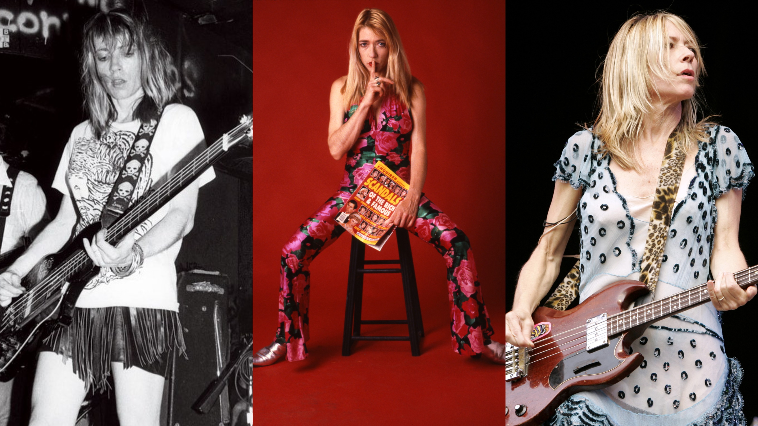 90s Fashion: Kim Gordon's iconic Sonic Youth outfits