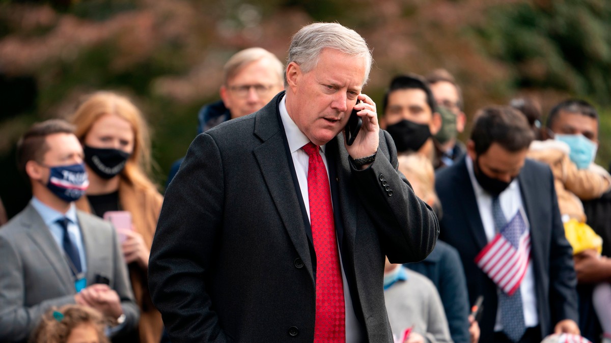 Mark Meadows Helped Plan Jan. 6 Rally, Witness Told Congress