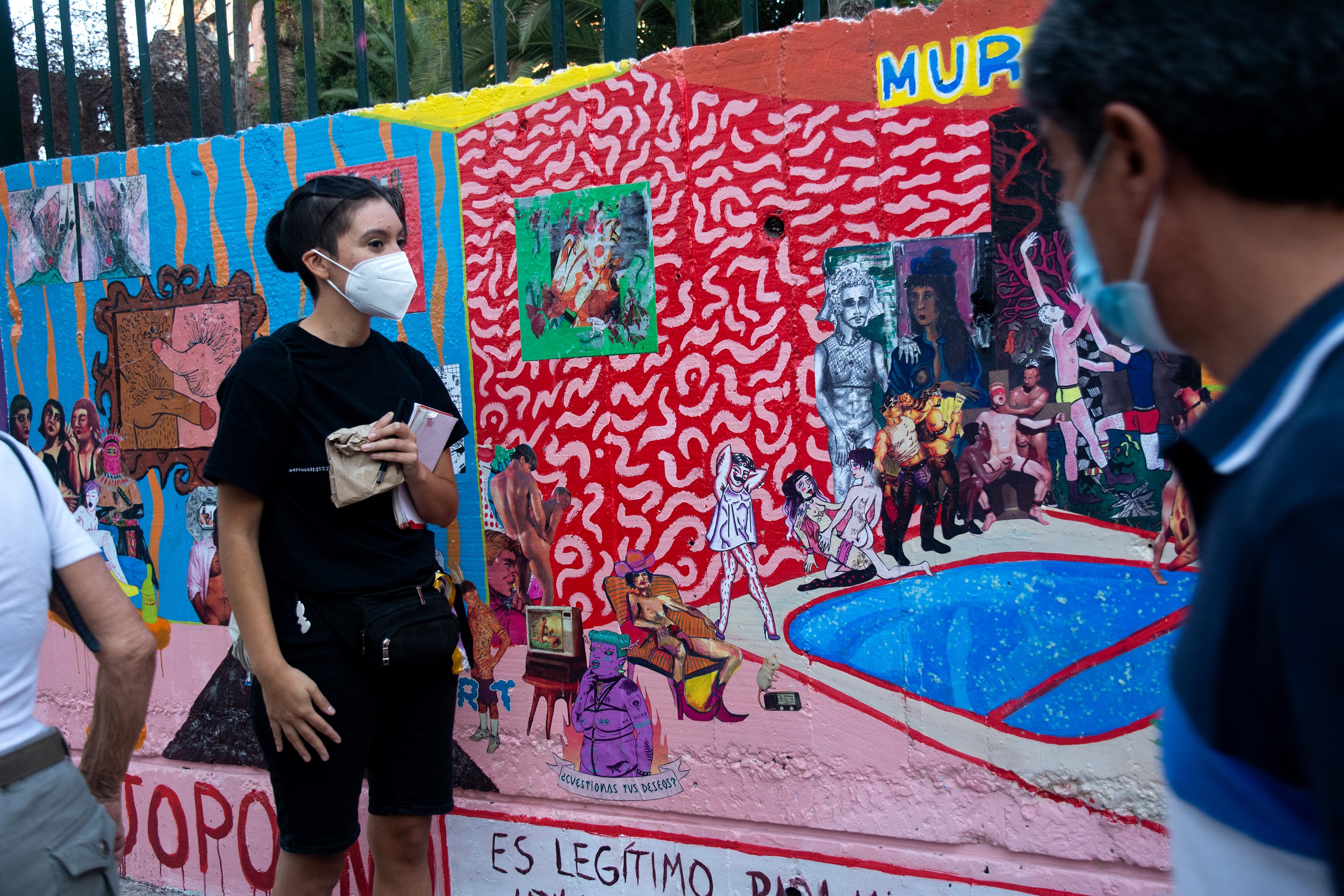 Artists Painted a Mural With Graphic Sex Scenes in a Public Park to Protest  Hate Crimes