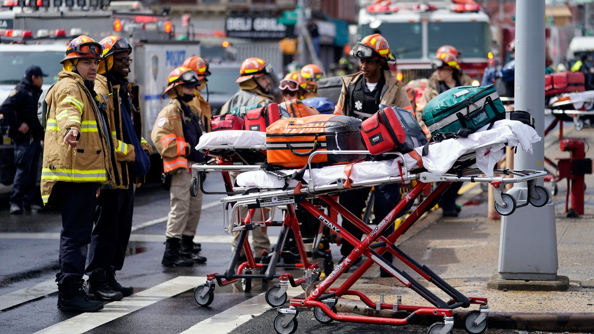 At Least 10 People Shot, 21 Injured, and Explosives Found in Brooklyn Subway