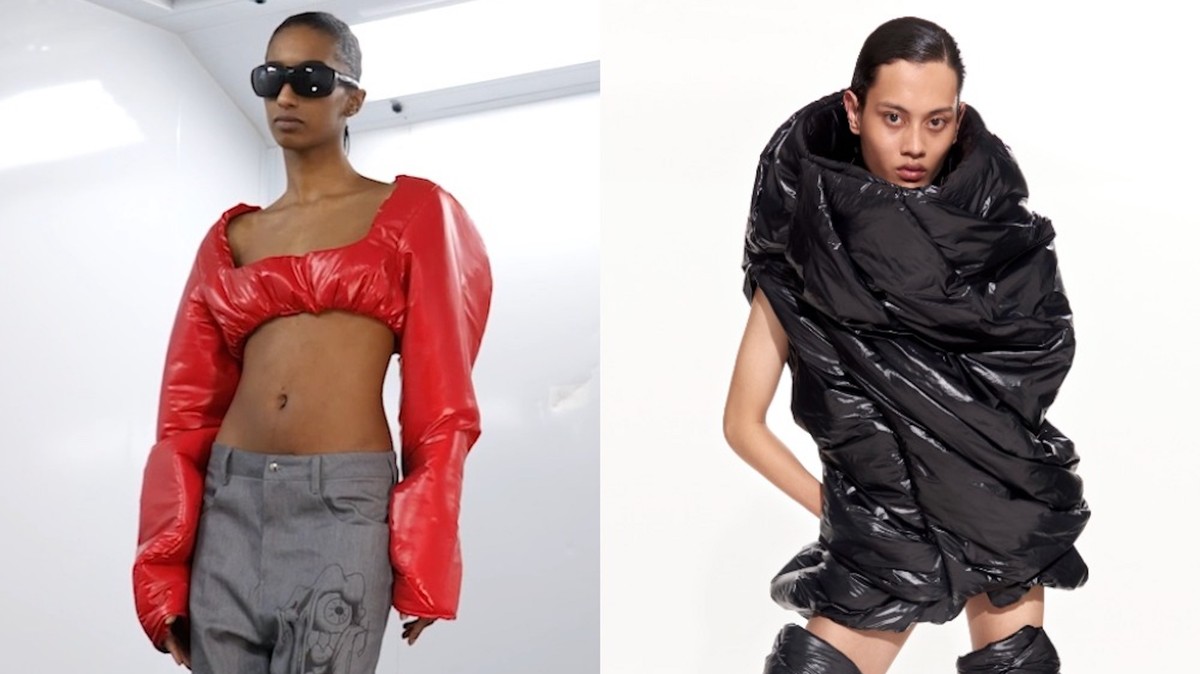 Screwing with puffers: these designers are making sexy, surreal outerwear