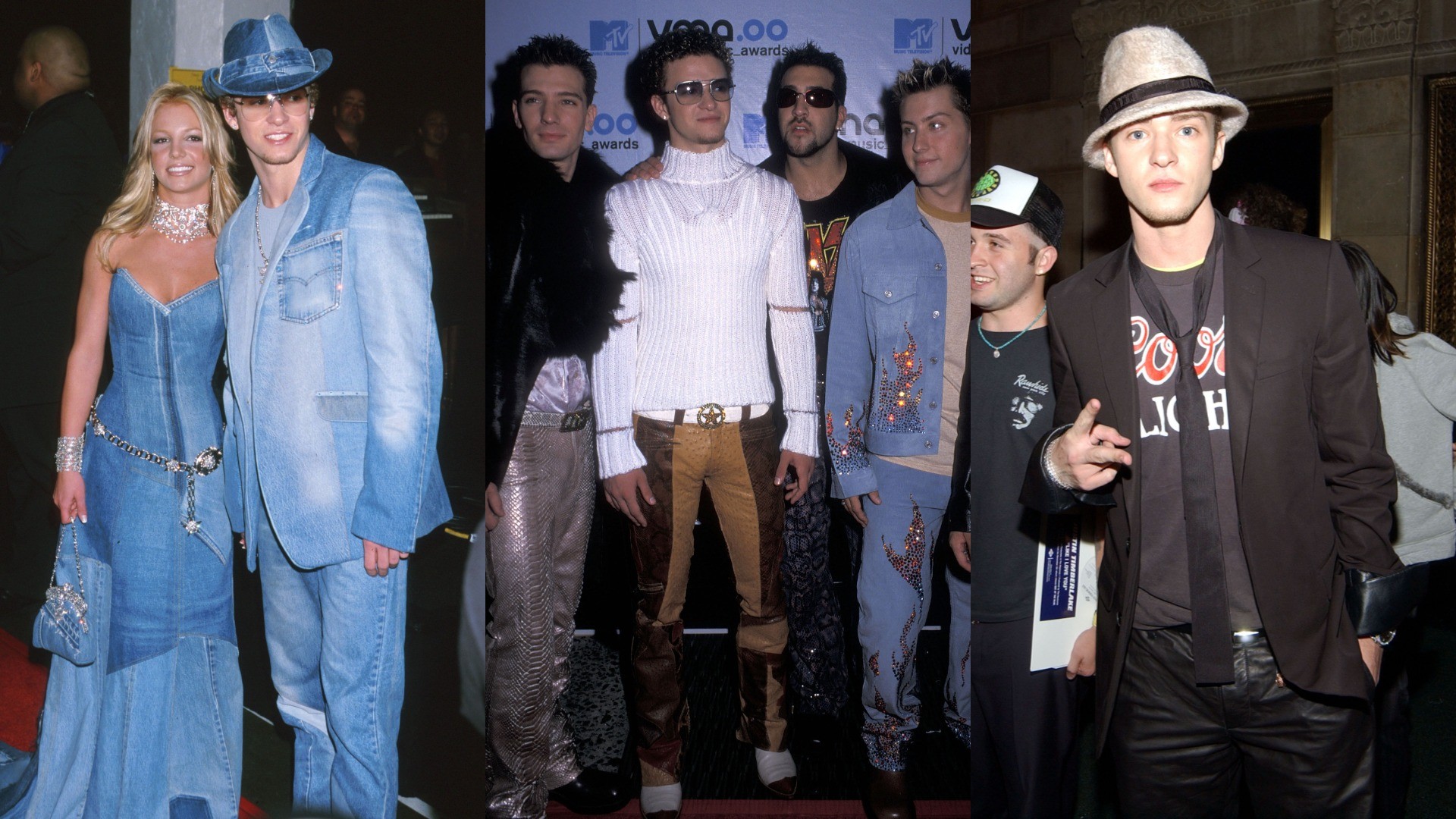 90s and early 00s fashion: Justin Timberlake's y2k menswear in *NSYNC and  couple dressing with Britney Spears