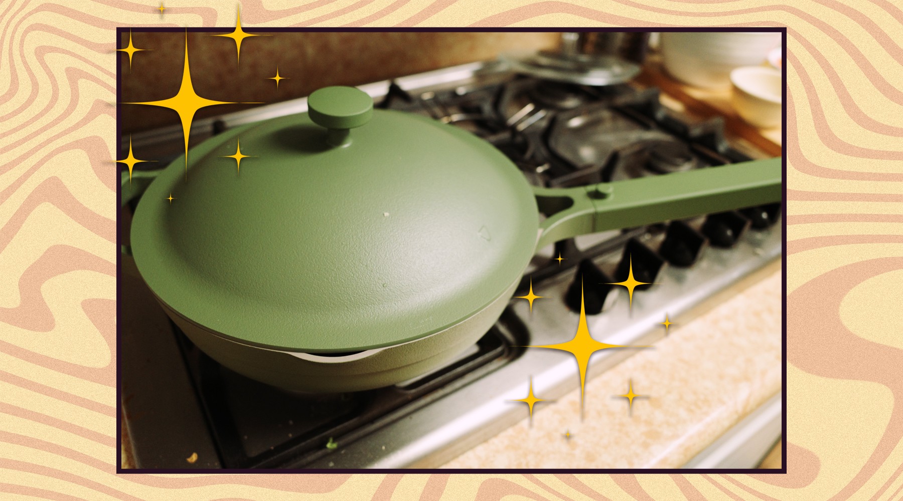 The Anything Pan - Non-Stick Griddle Pan with Detachable Handle - by Jean Patrique
