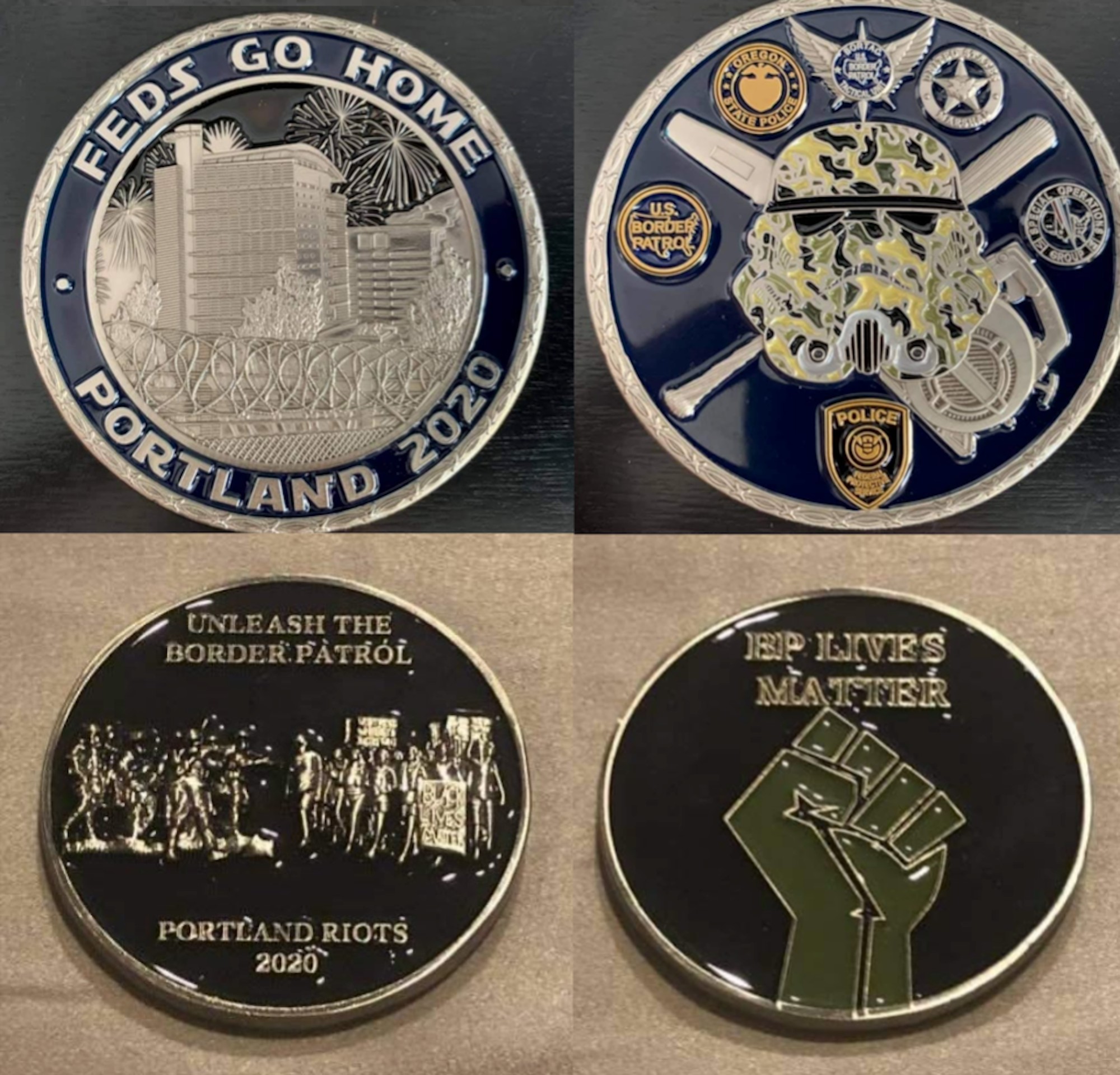 DHS Challenge Coins Say Border Patrol Lives Matter