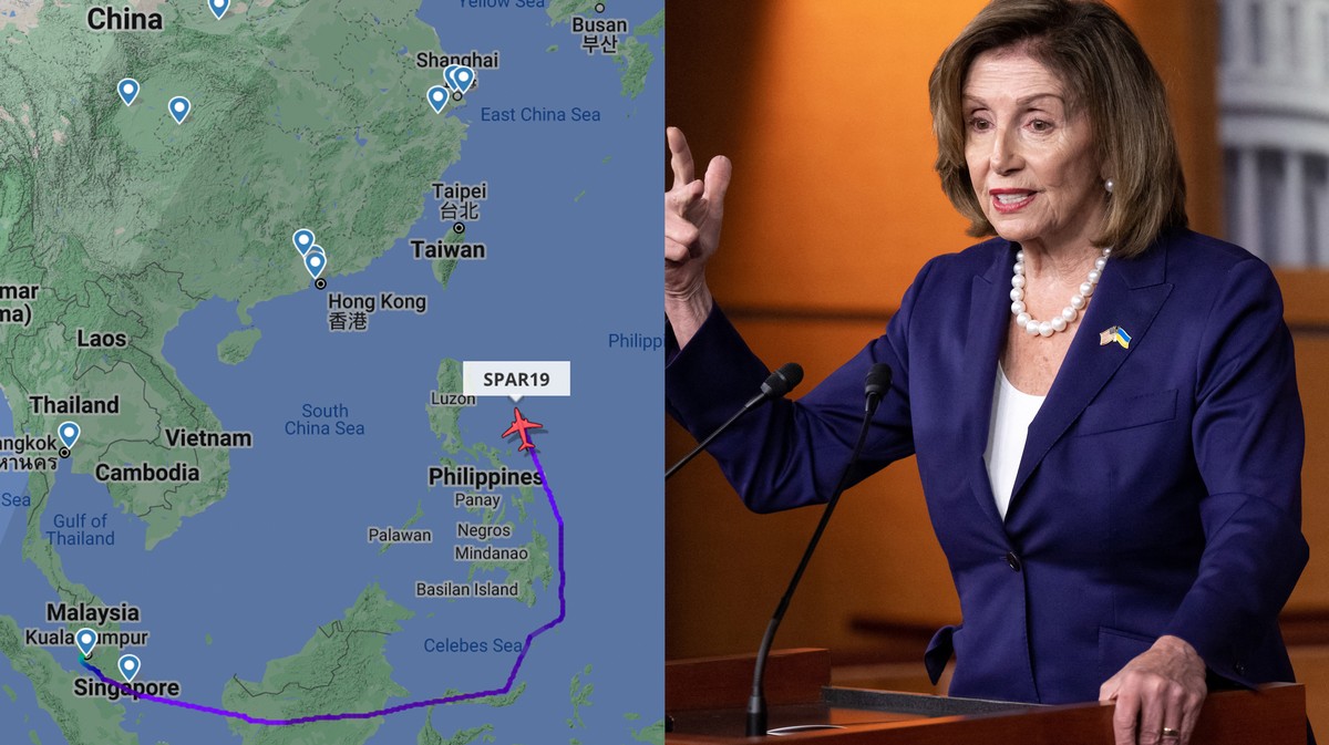 Nancy Pelosi’s Plane Is the Most Tracked Aircraft Online Right Now