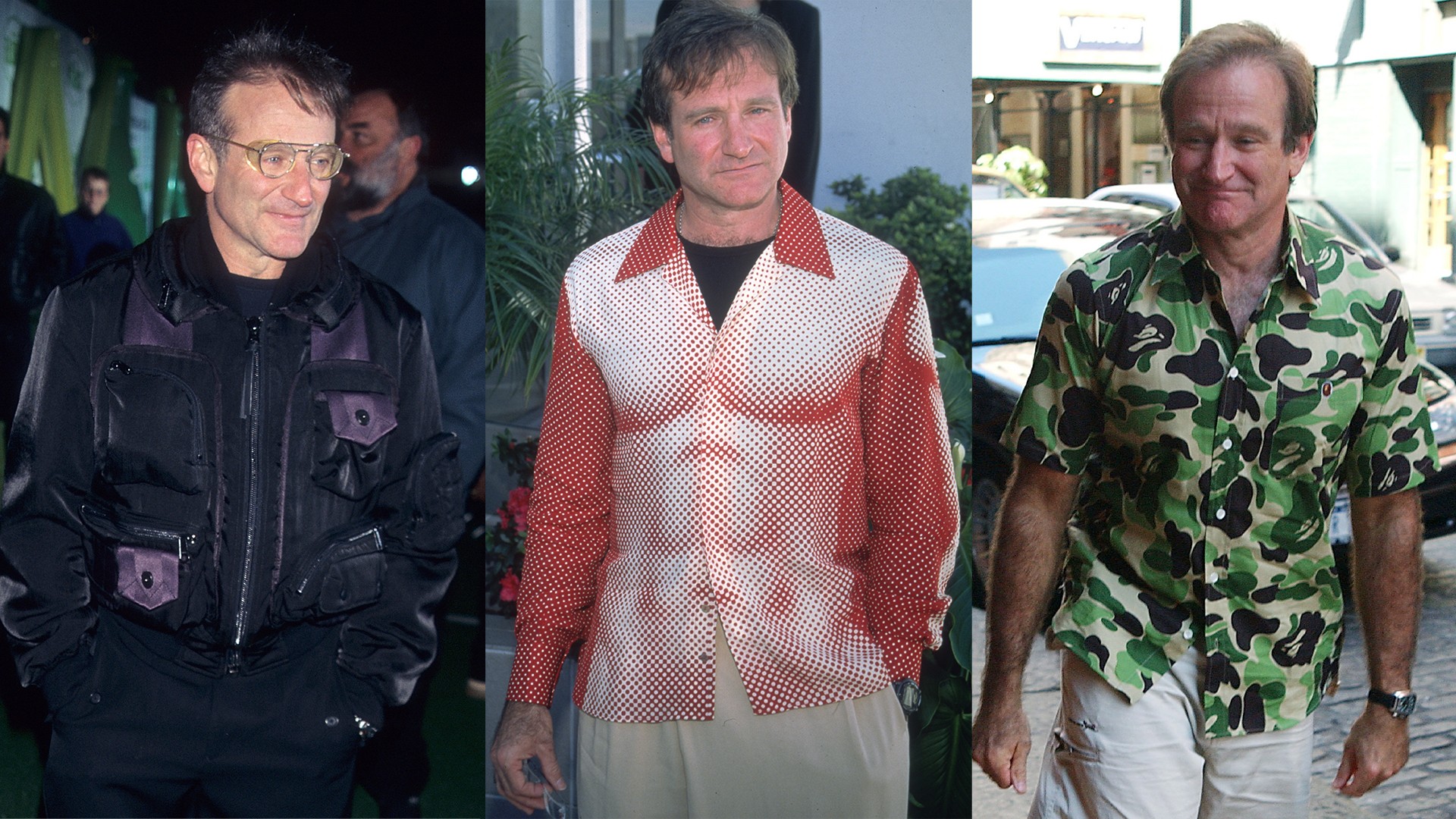 Robin Williams in Nike Air Raids (1992) : r/90sfashion