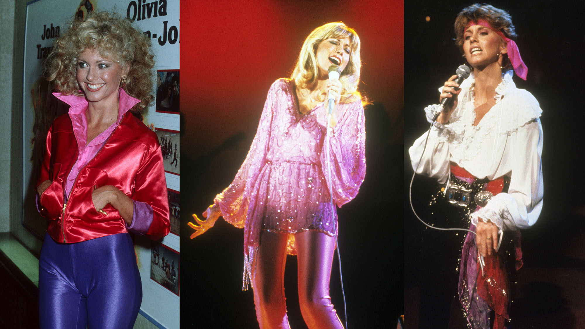 70s and 80s fashion: Olivia Newton-John's wild stage outfits and chic  street style in iconic looks