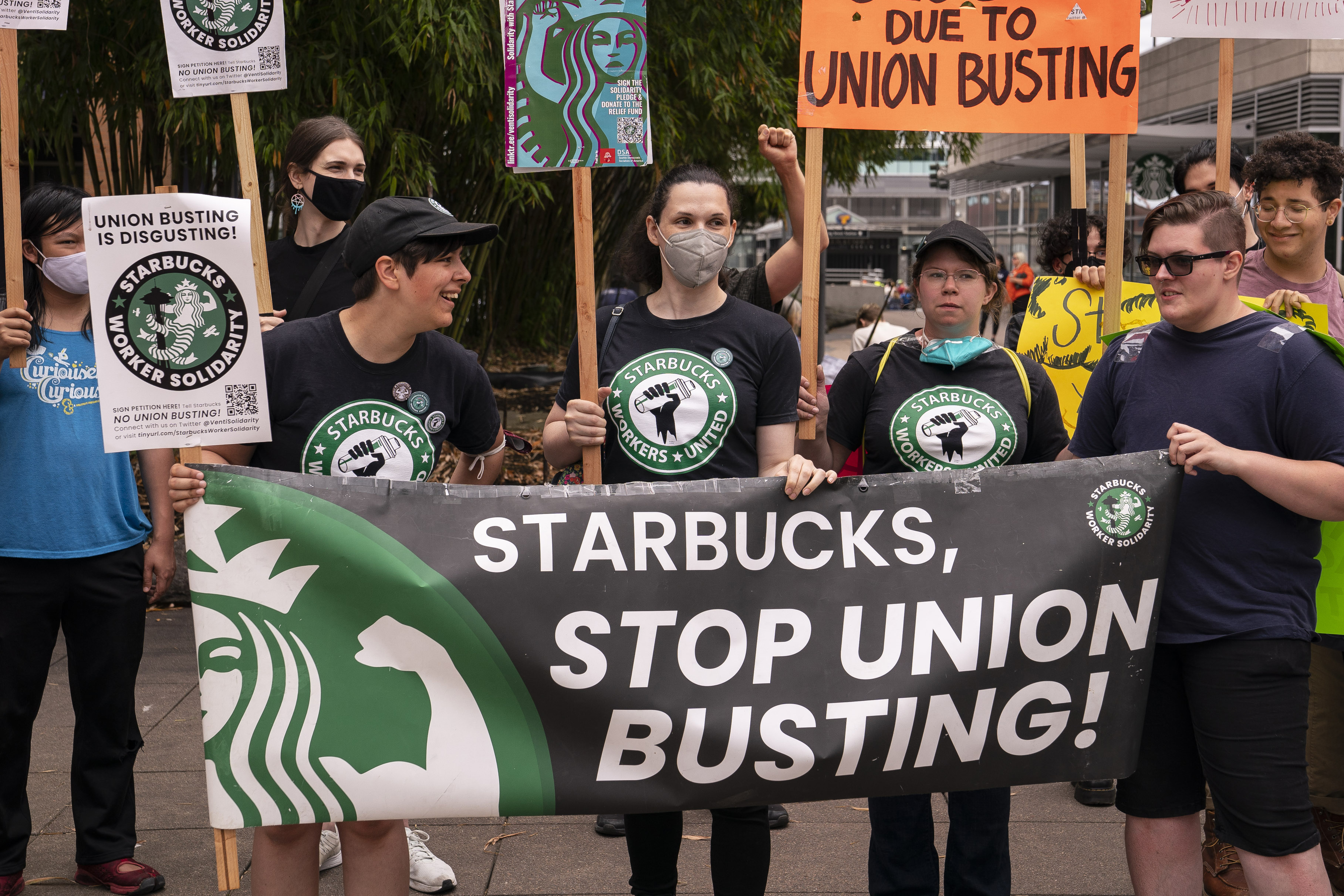 Ex-Starbucks manager claims he was told to punish pro-union staff