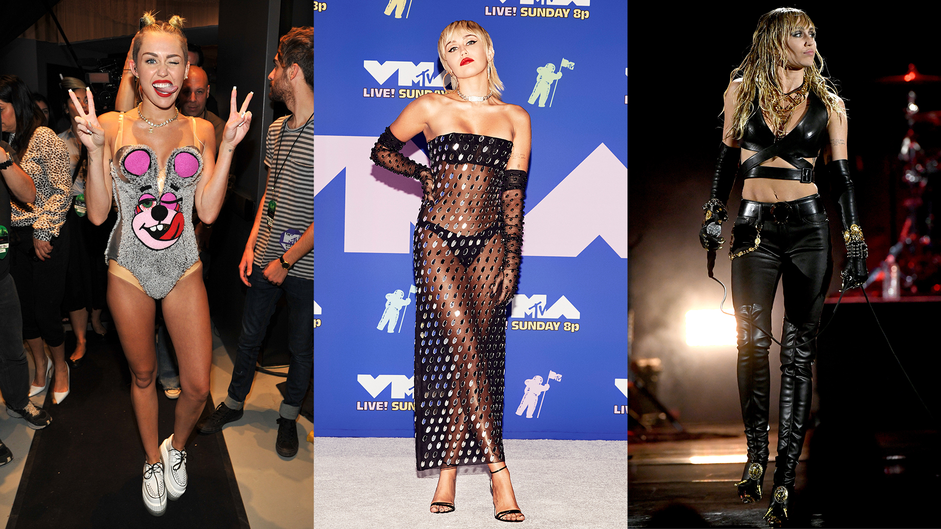 Photos Show Daring Outfits Miley Cyrus Has Worn Over the Years
