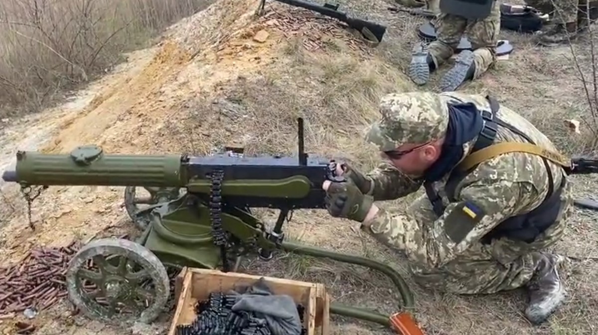 Ukraine Is Successfully Using a 140-Year-Old Machine Gun Against Russia