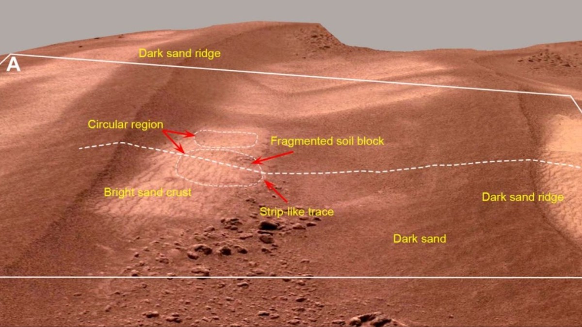 La Chine fait une découverte de chasse aux extraterrestres et trouve des signes récents d’eau sur Mars