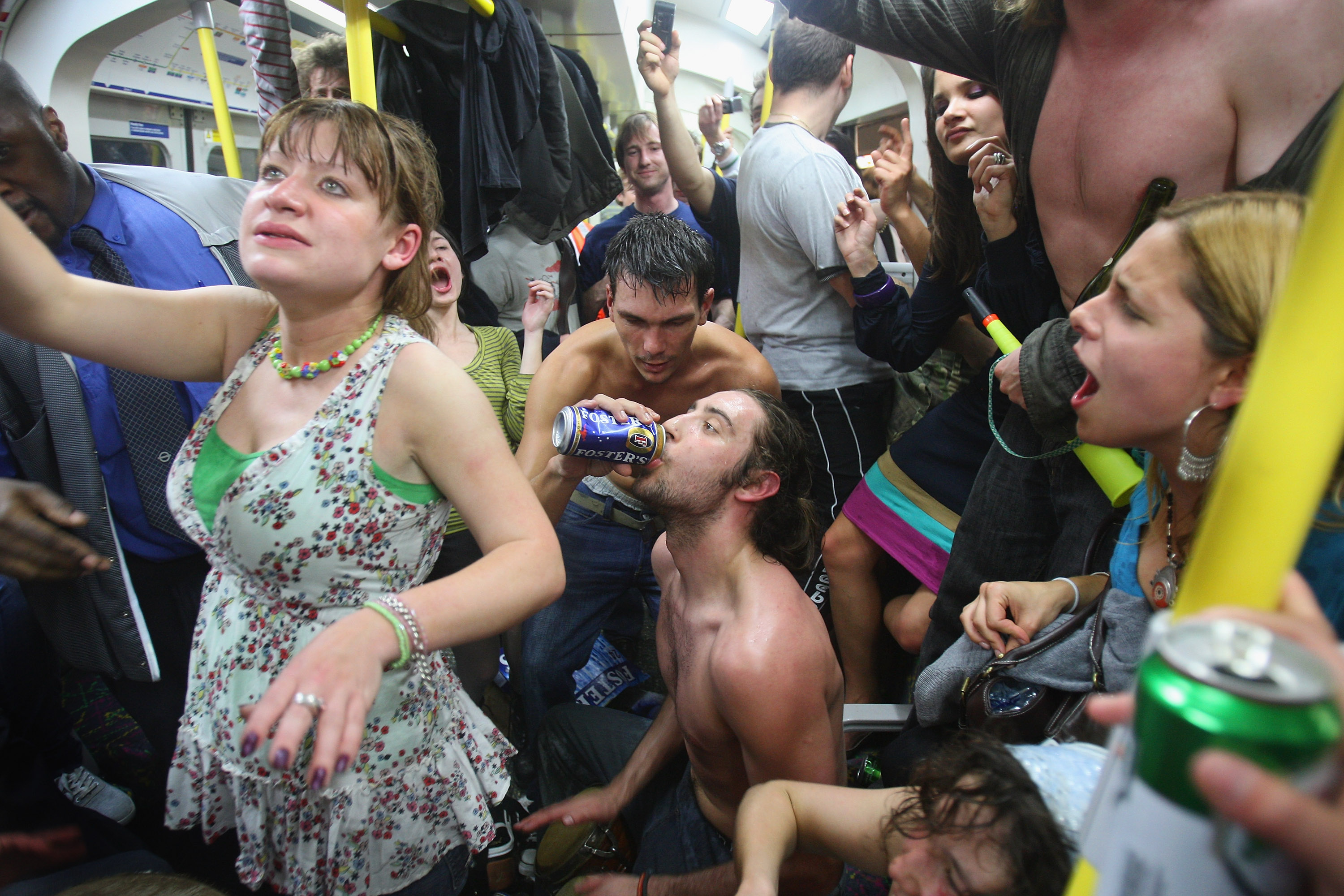 15 años de la fiesta 'Project X' en el metro de Londres