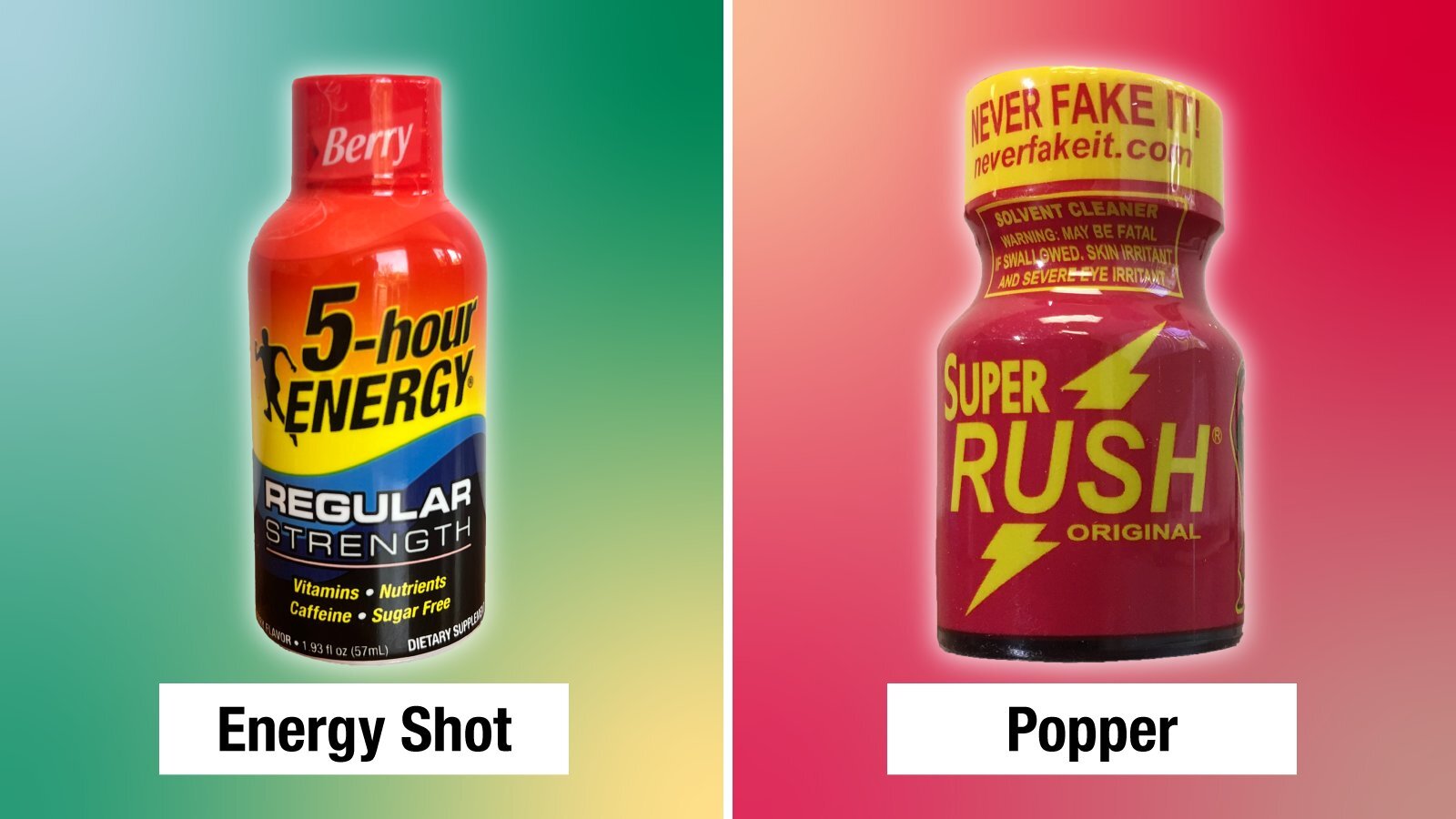 The FDA says people are confusing poppers with energy shots, and dying.  Experts want proof
