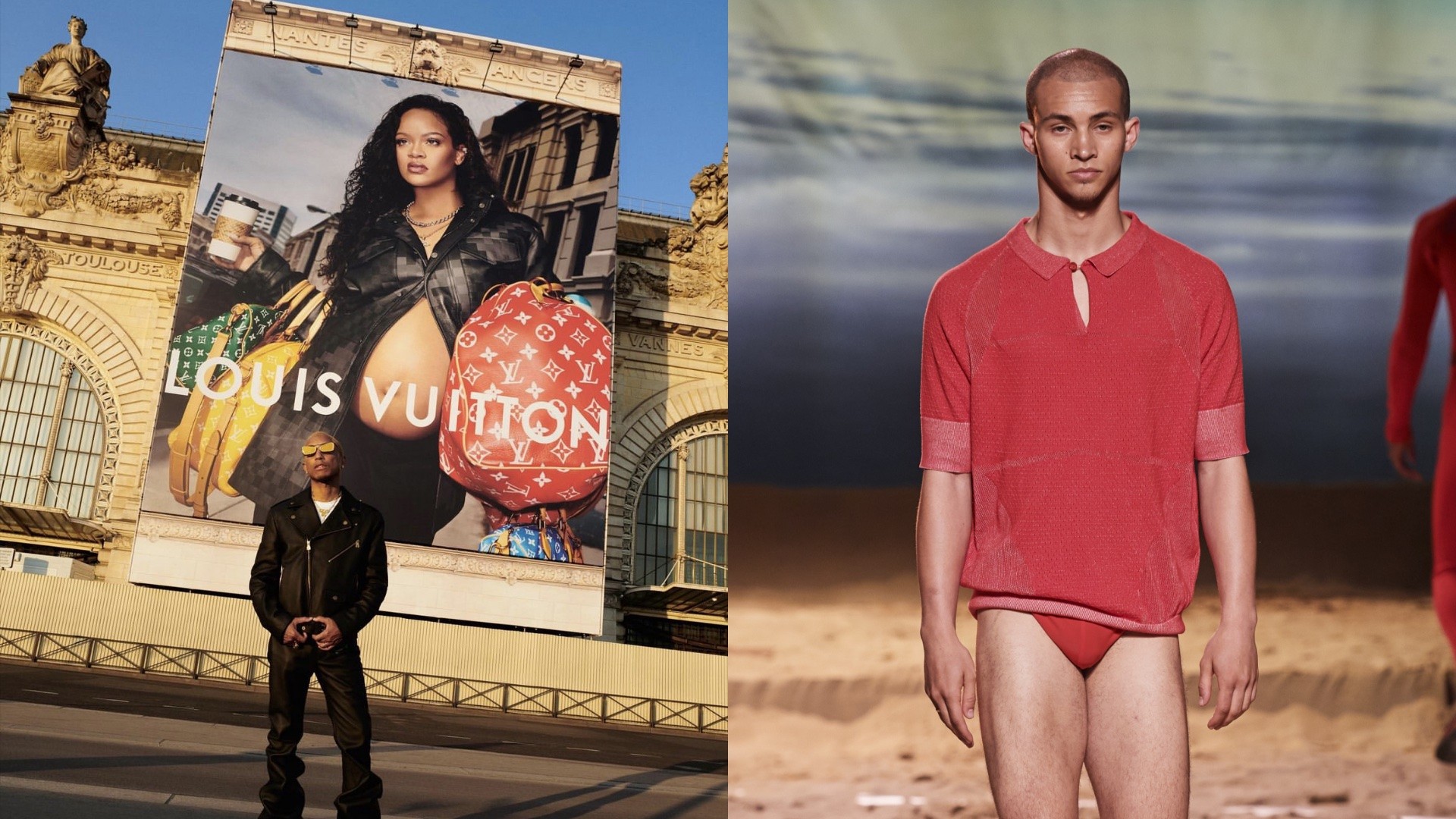 red Louis Vuitton x Supreme Clothing for Men - Vestiaire Collective